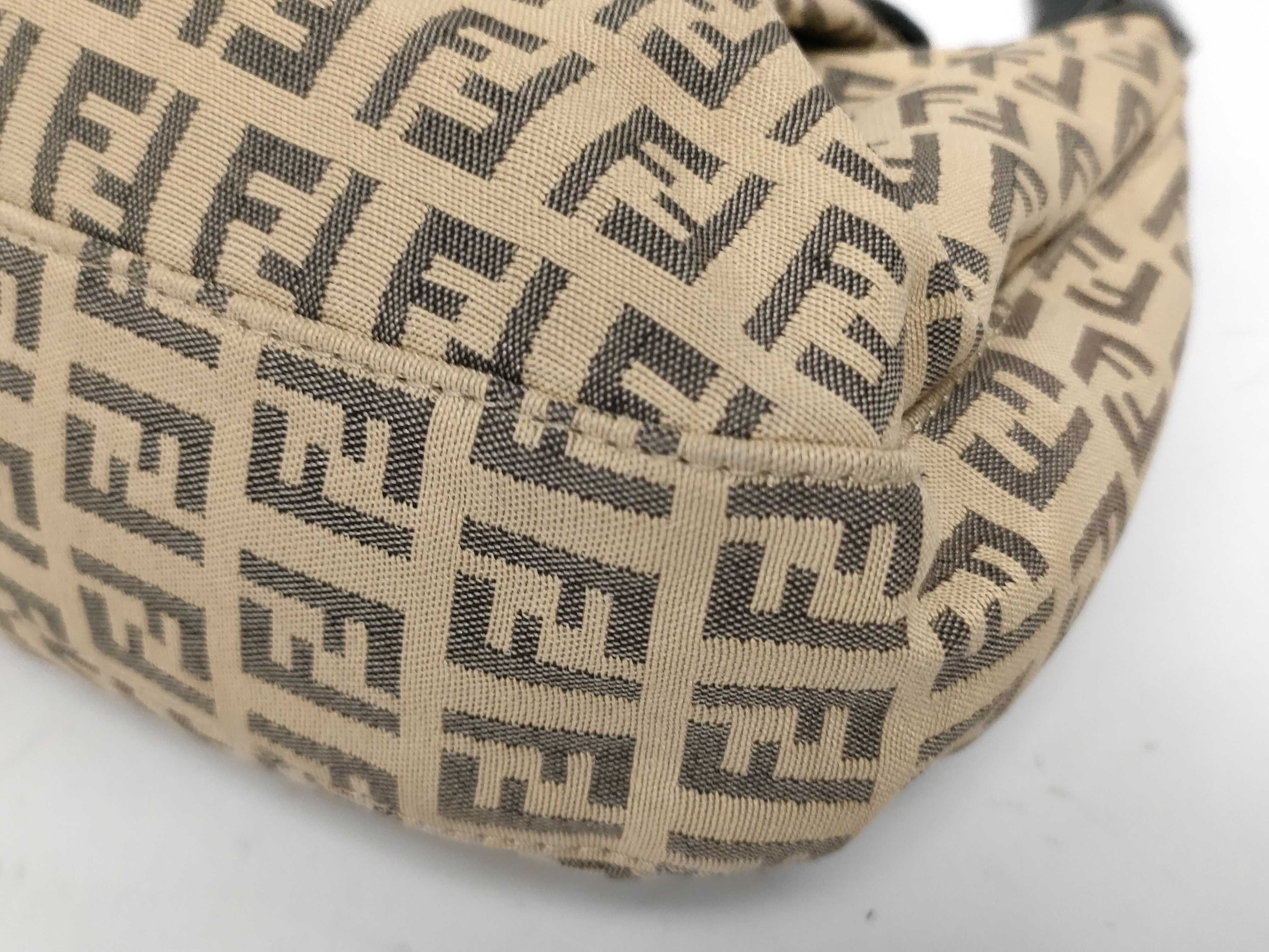 Zucca pattern Fendi Zucchino canvas shoulder bag — view 4