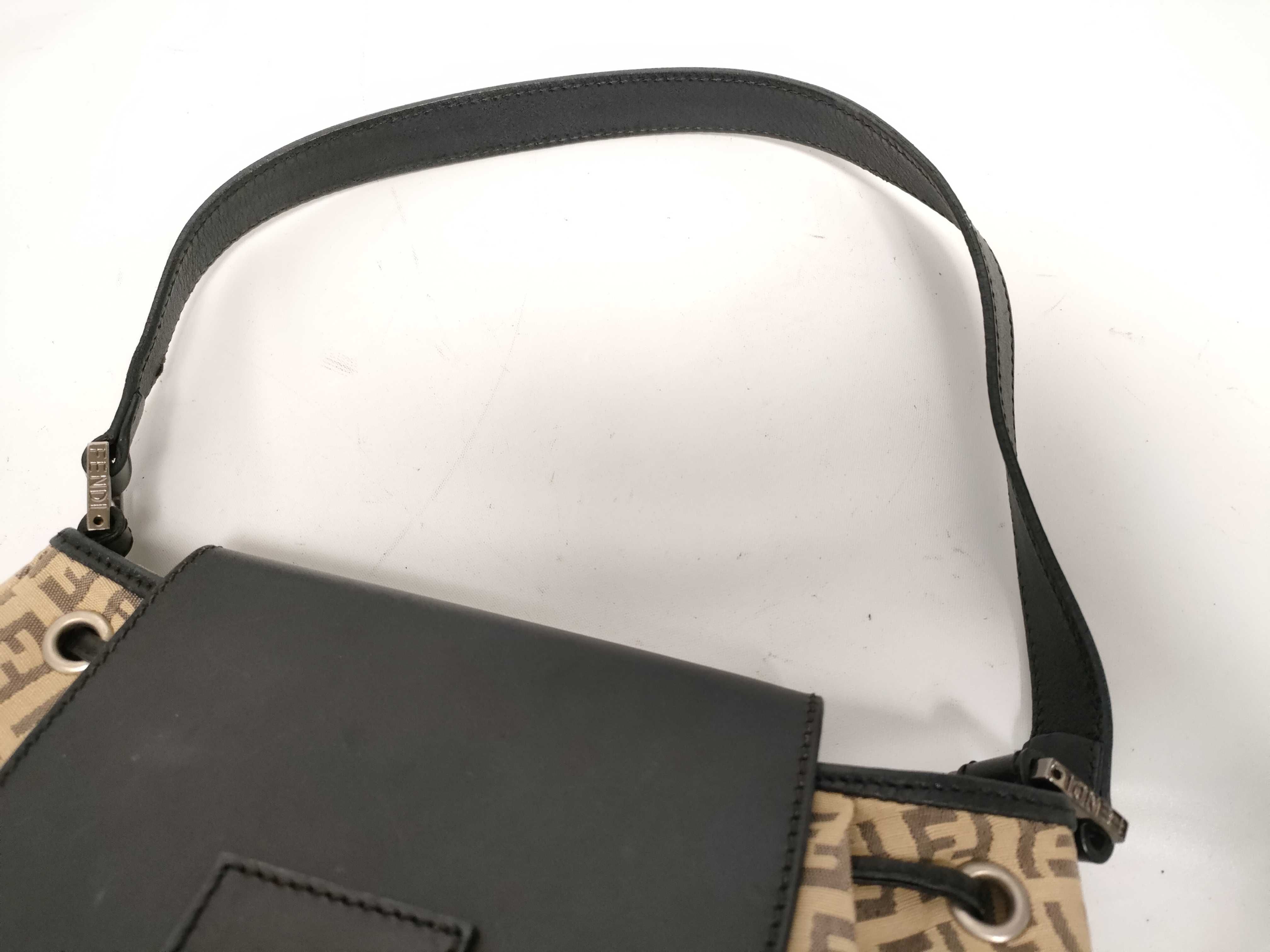 Zucca pattern Fendi Zucchino canvas shoulder bag — view 5