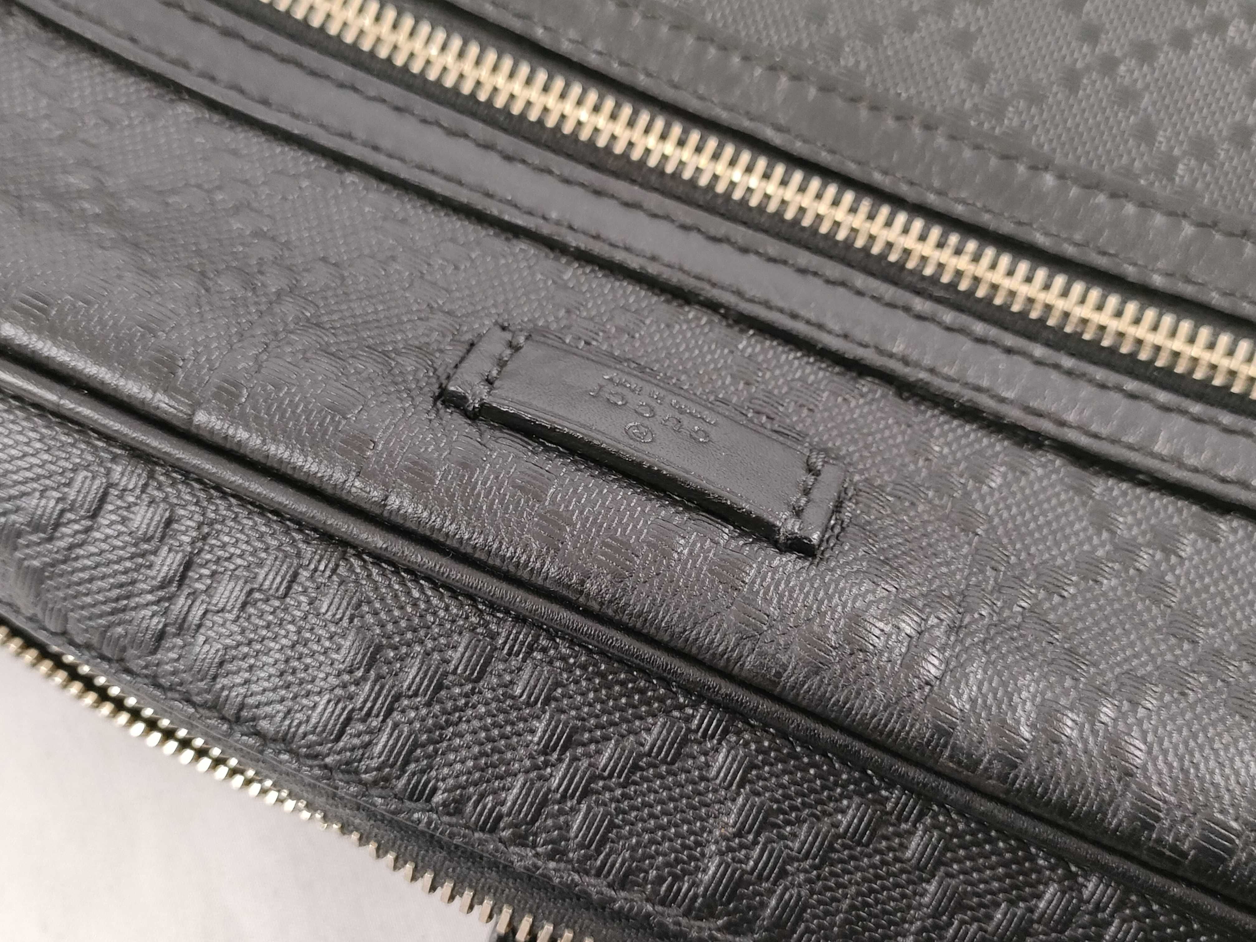 Diamante Leather Shoulder Bag, Black, Serial Number — view 14