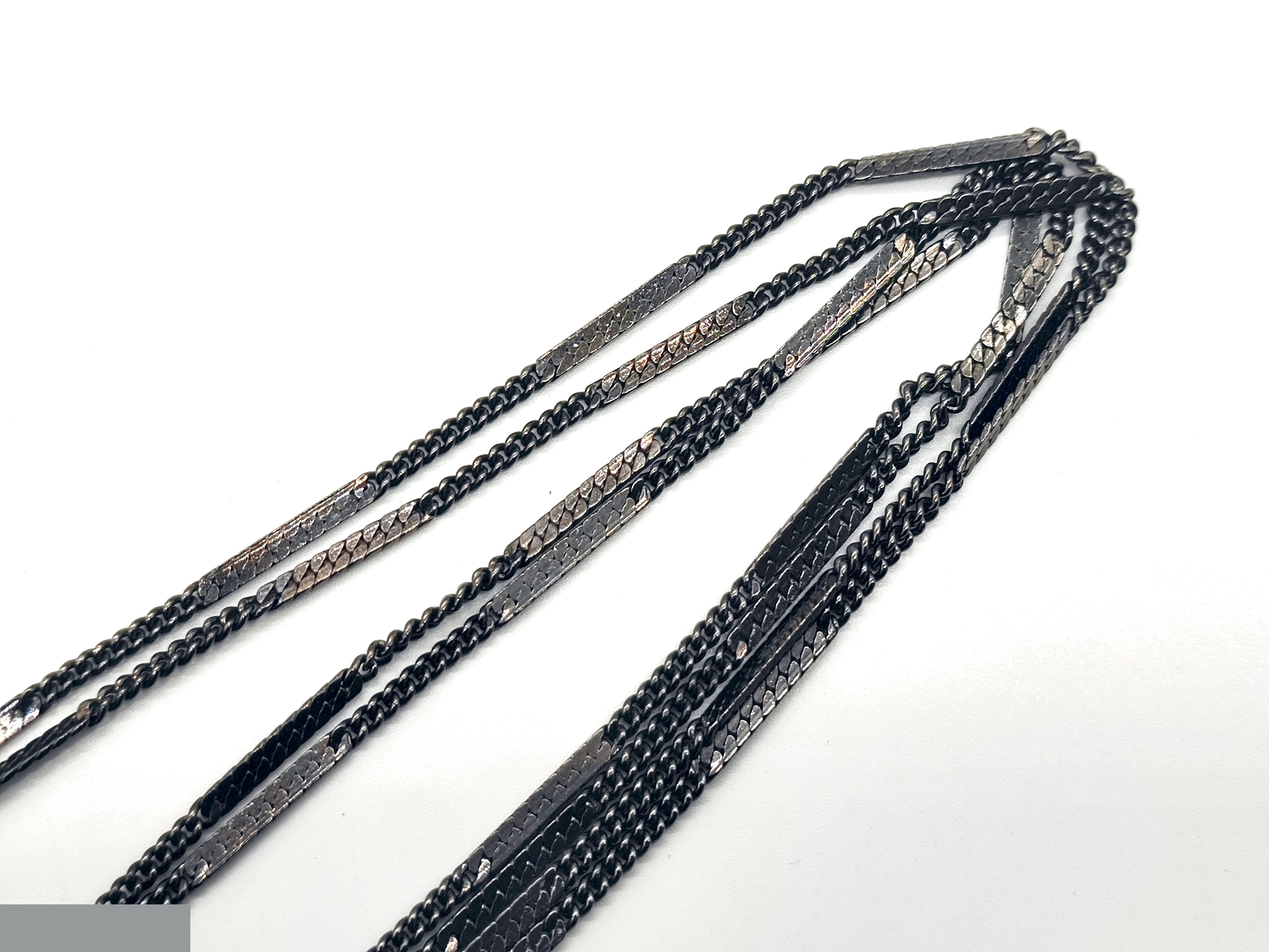 Coco Mark Rhinestone Necklace 06A, Chain approx. 62cm — view 7