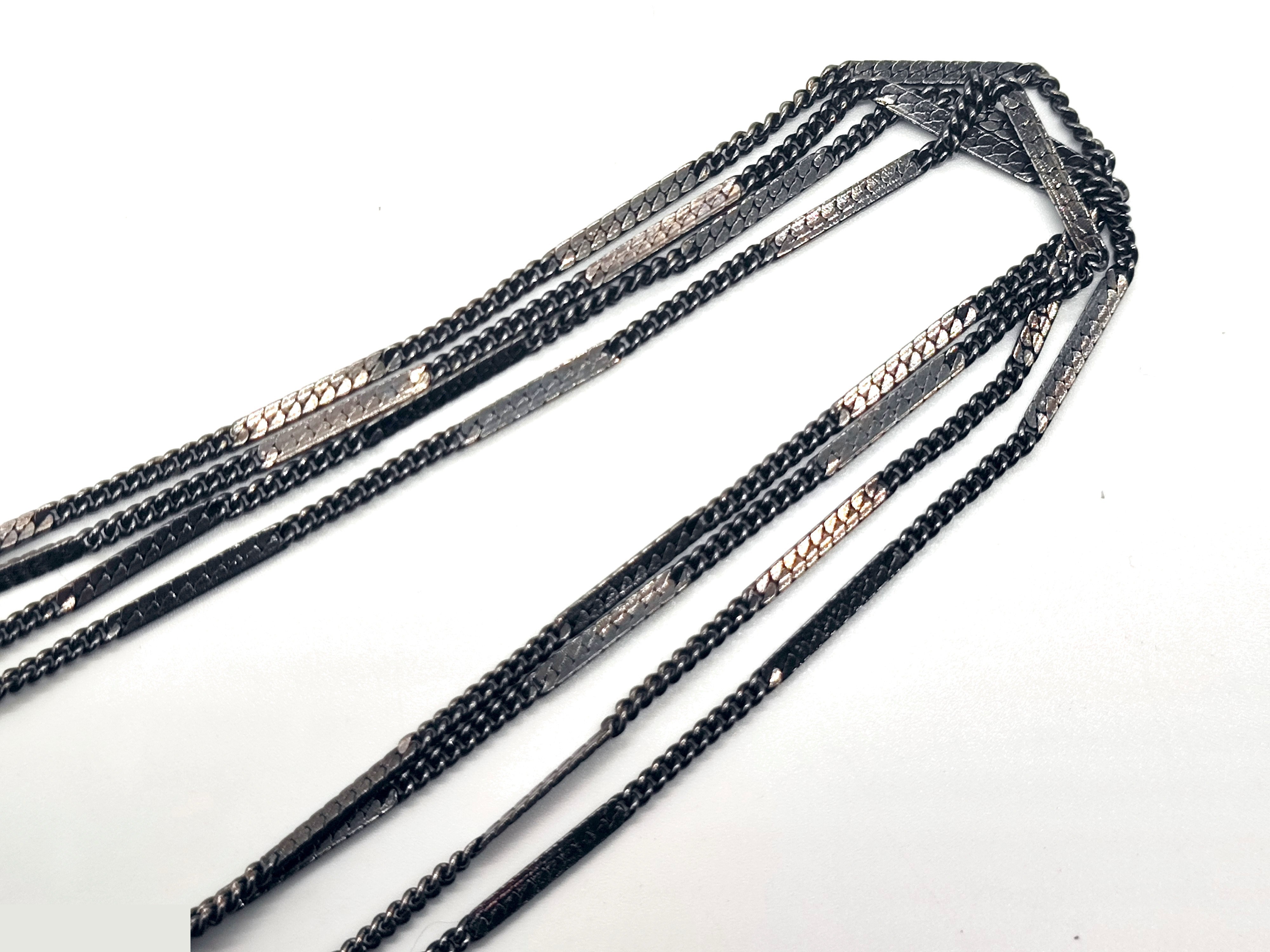 Coco Mark Rhinestone Necklace 06A, Chain approx. 62cm — view 10