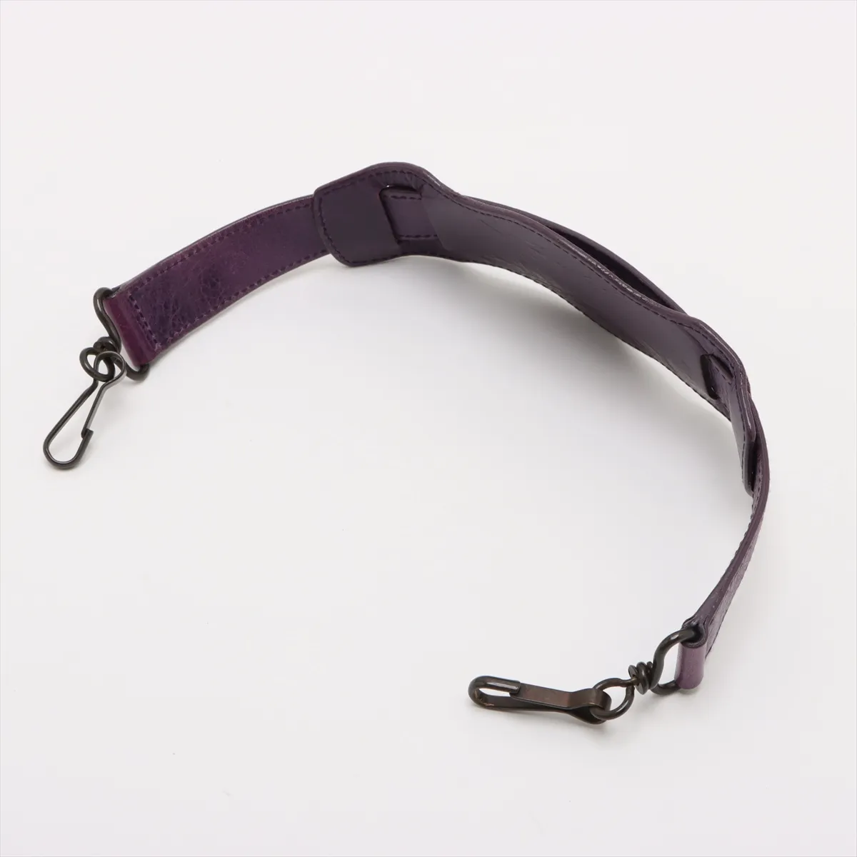 The First Leather 2WAY Handbag Purple 103208 with Mirror — view 7