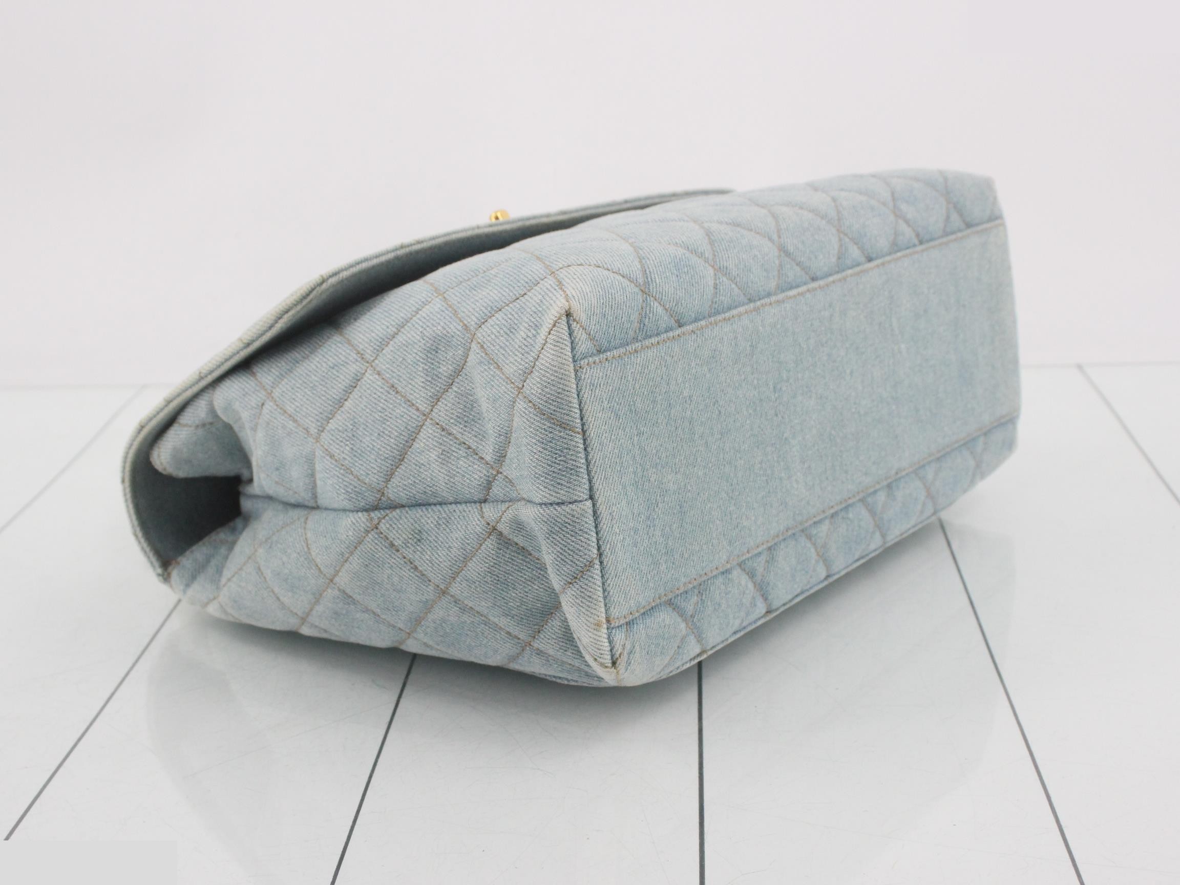 denim Kelly handbag — view 5