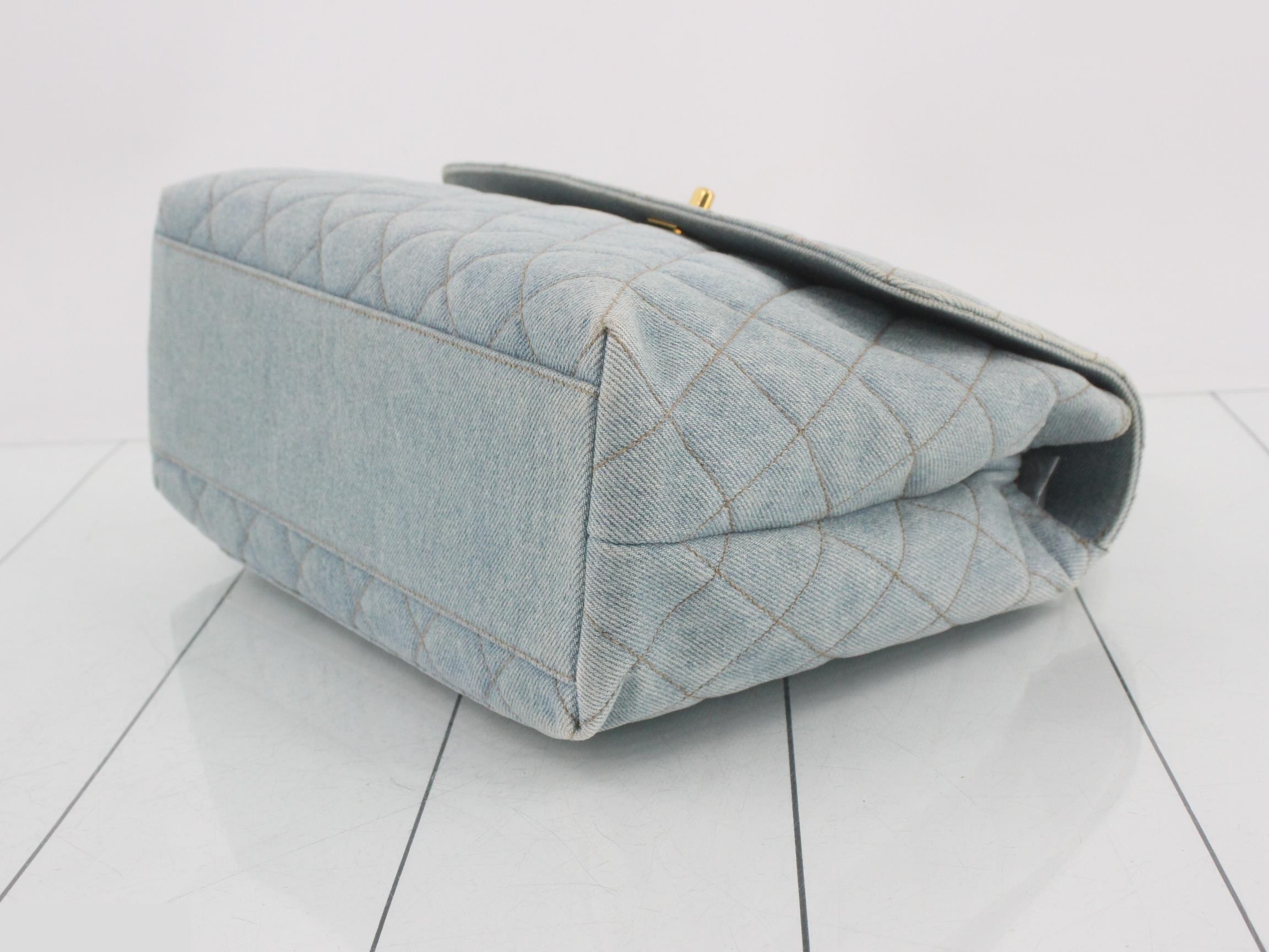 denim Kelly handbag — view 6