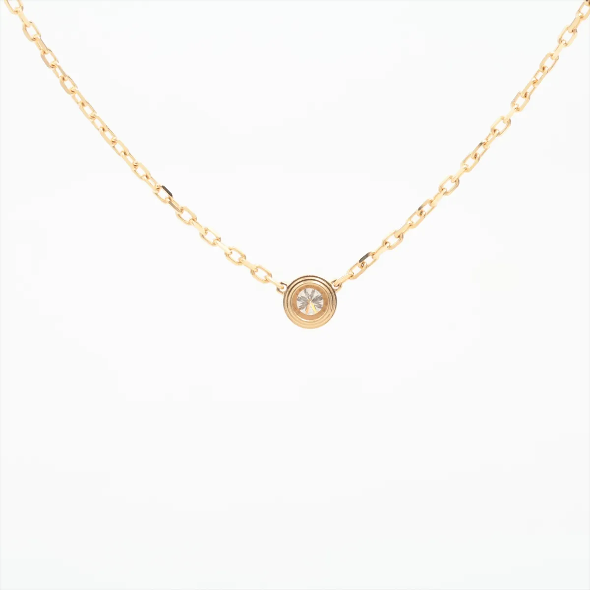 Damour SM Diamond Necklace 750 (Yellow Gold) 2.9g SRH209 — view 2