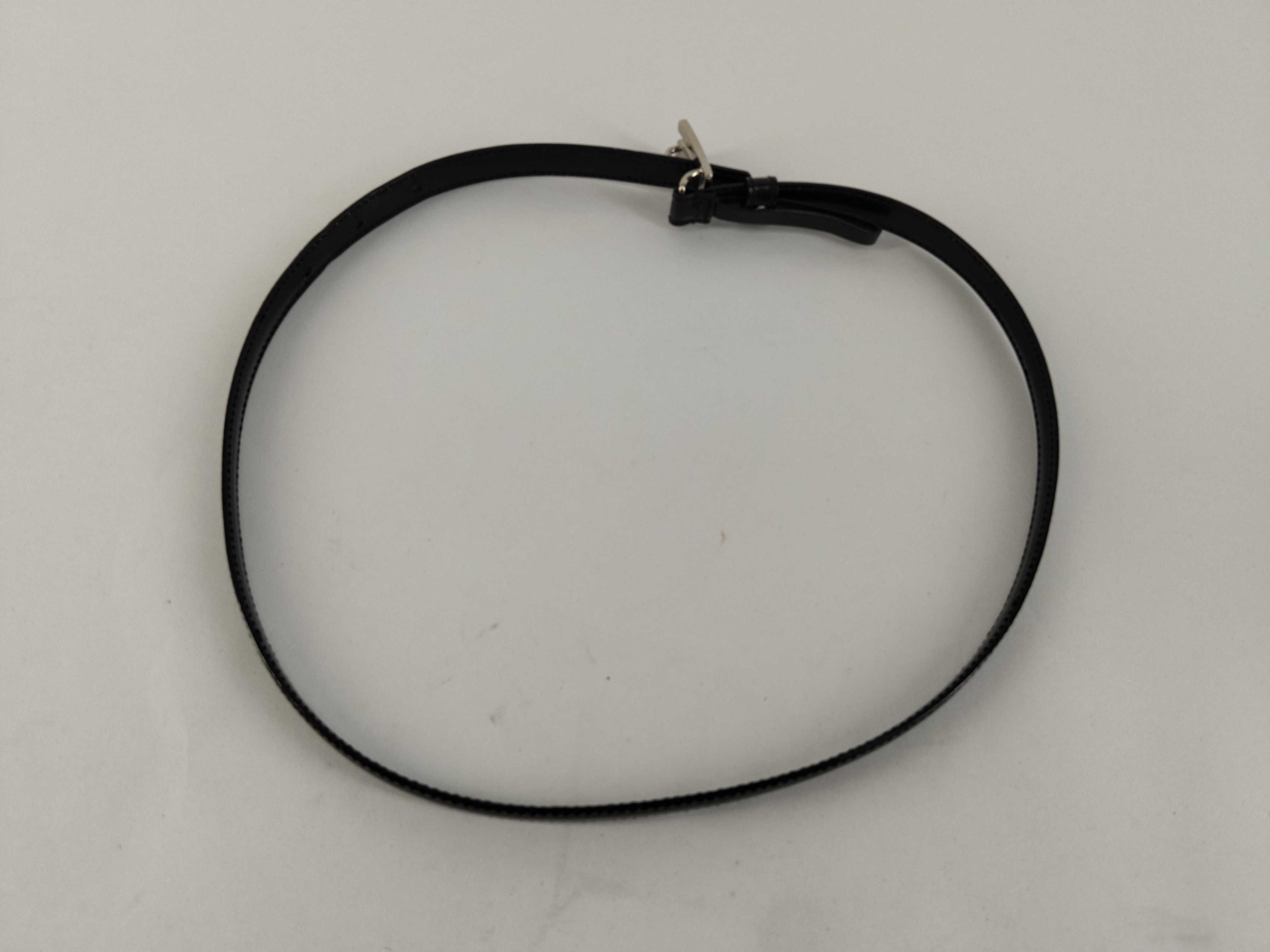 belt with silver buckle — view 2