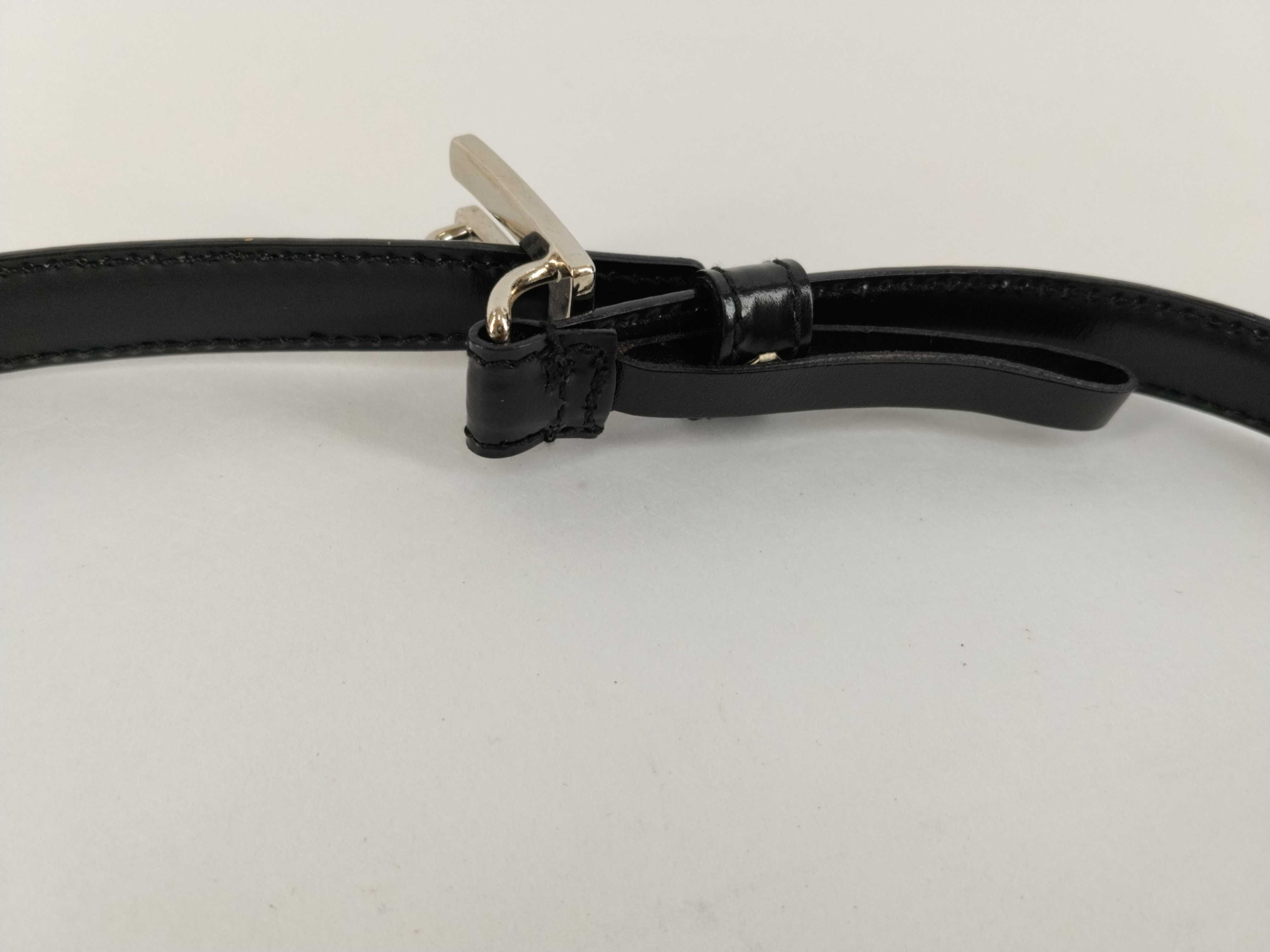 belt with silver buckle — view 3