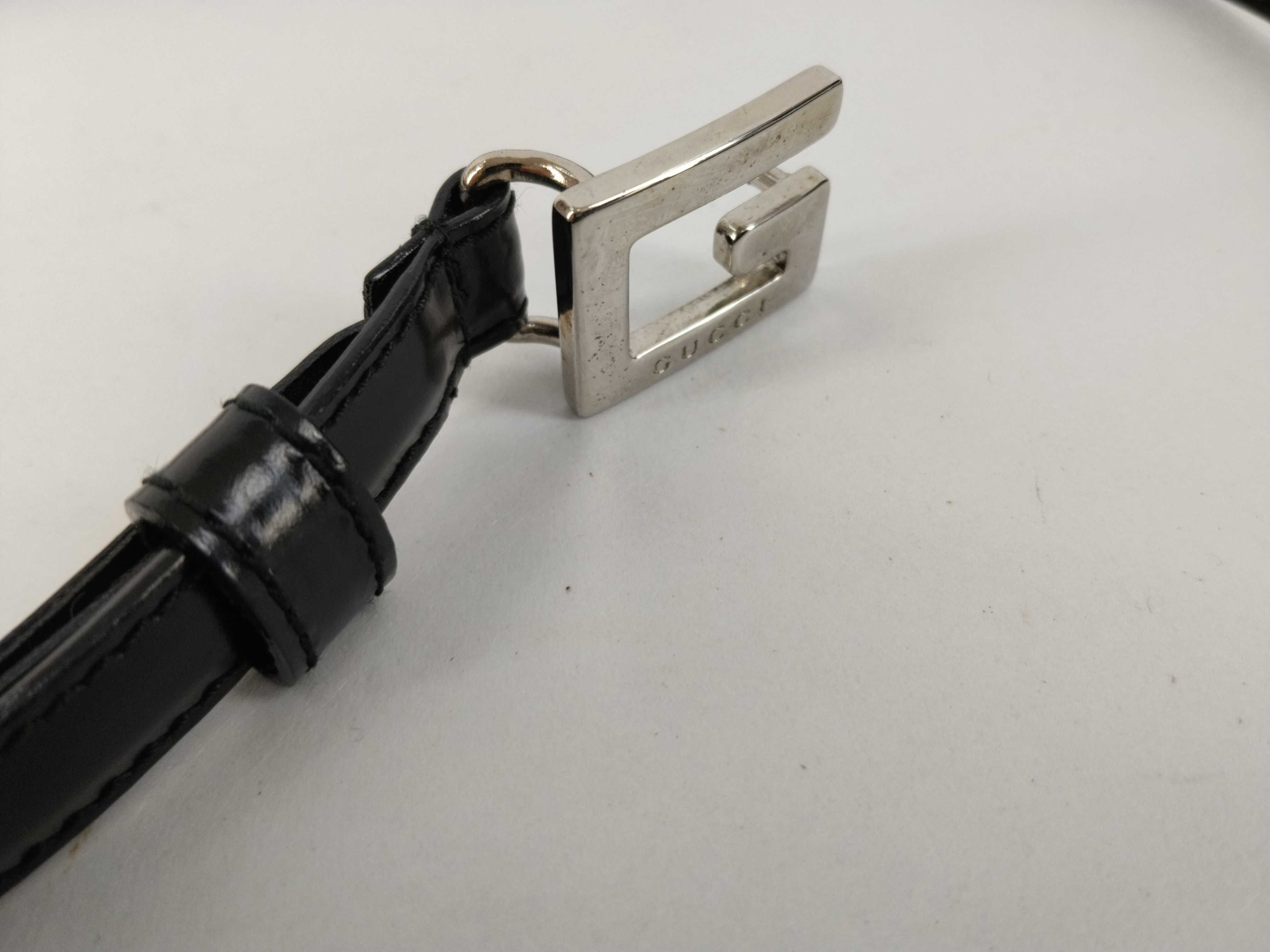 belt with silver buckle — view 4