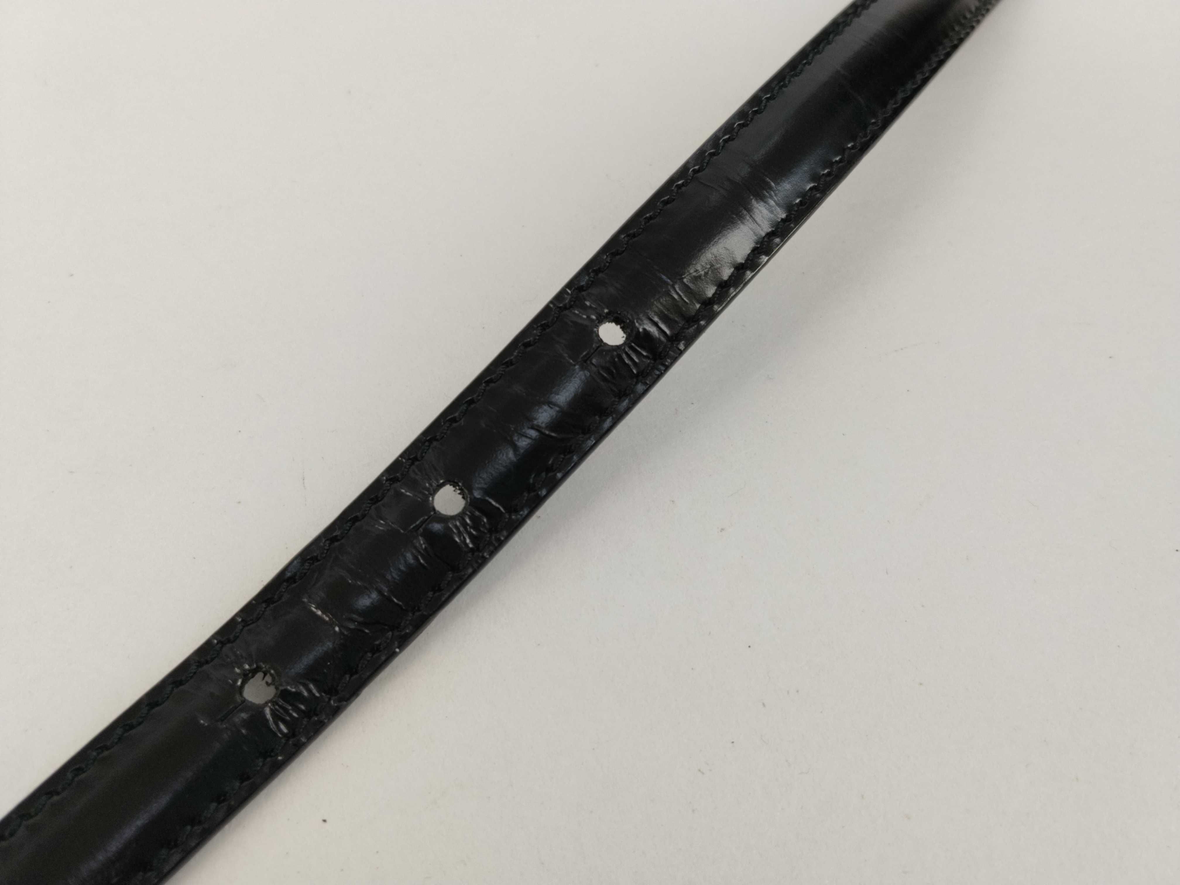 belt with silver buckle — view 6