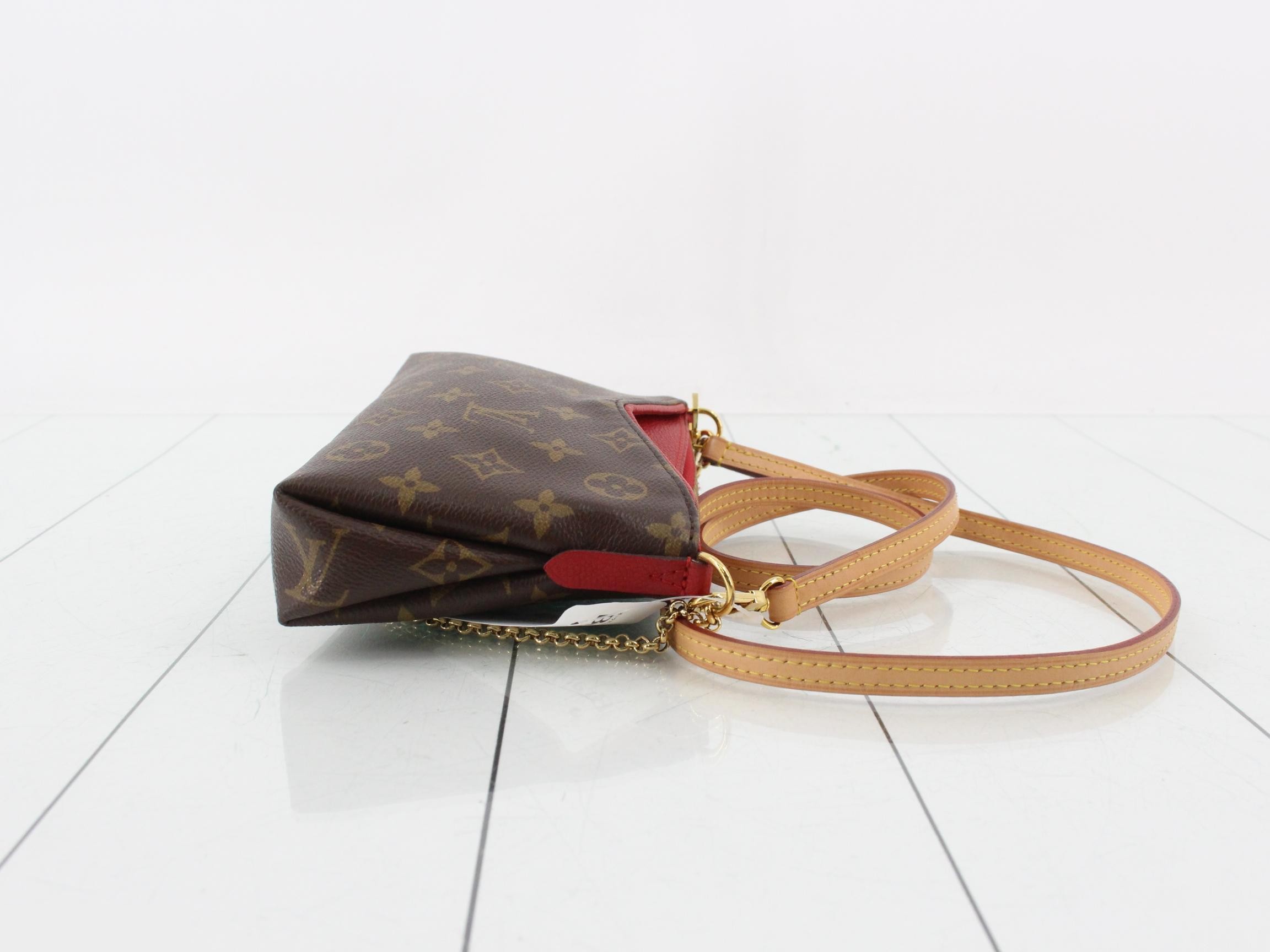 Monogram Pallas Clutch Cerise 2-Way Shoulder Bag — view 3