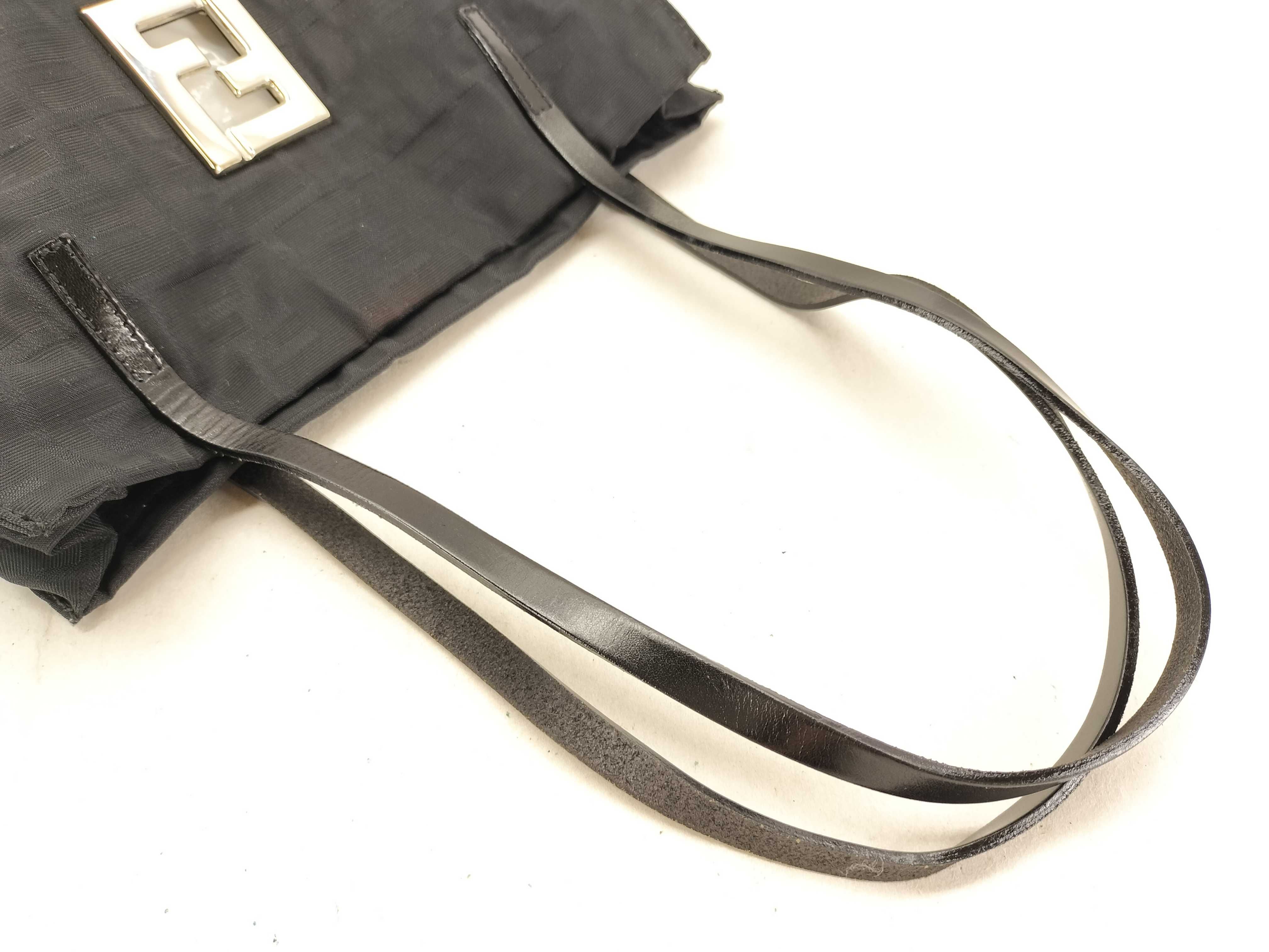 Zucca pattern tote bag, black handbag — view 3