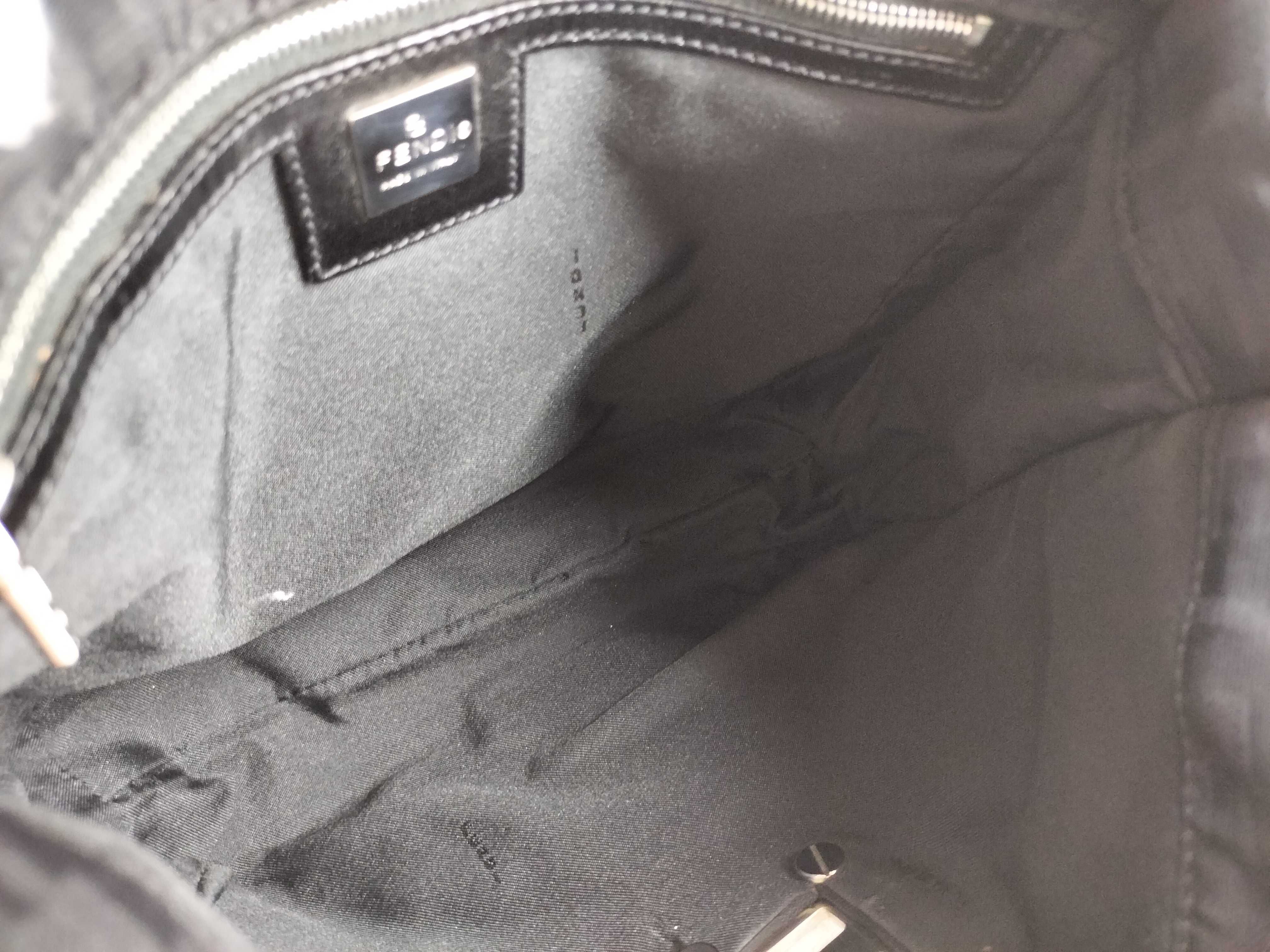 Zucca pattern tote bag, black handbag — view 10