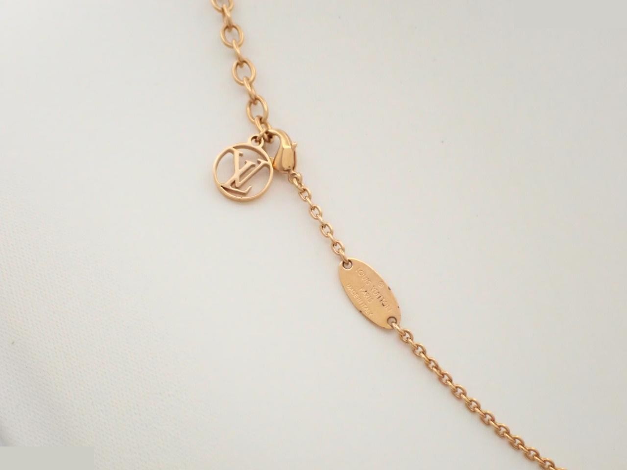 Collier LV Iconic Necklace with Rhinestones, Neck Circumference Approx. 49cm — view 2