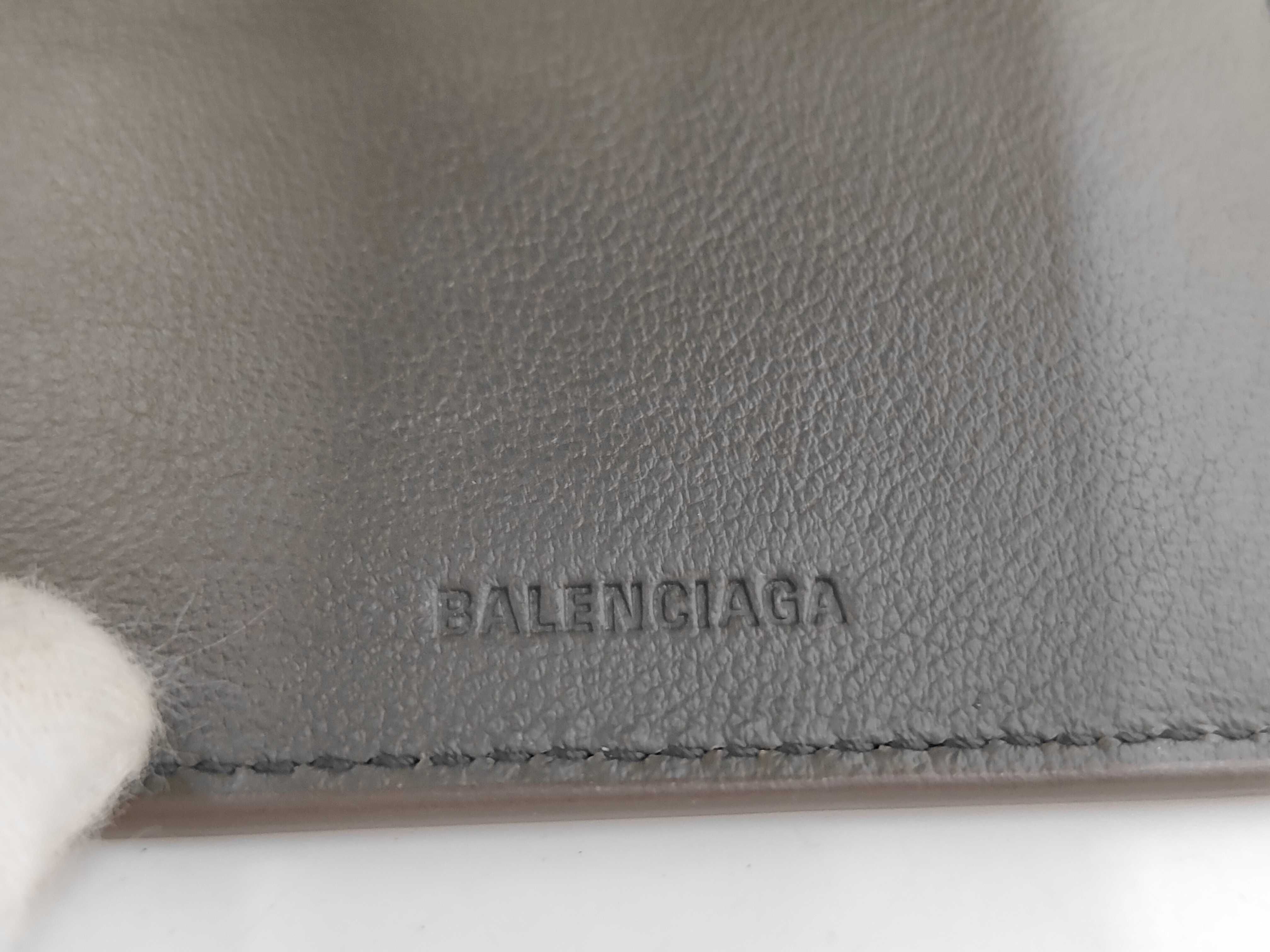 Paper Mini Leather Compact Wallet, Khaki, 527545 (Wallet) — view 7