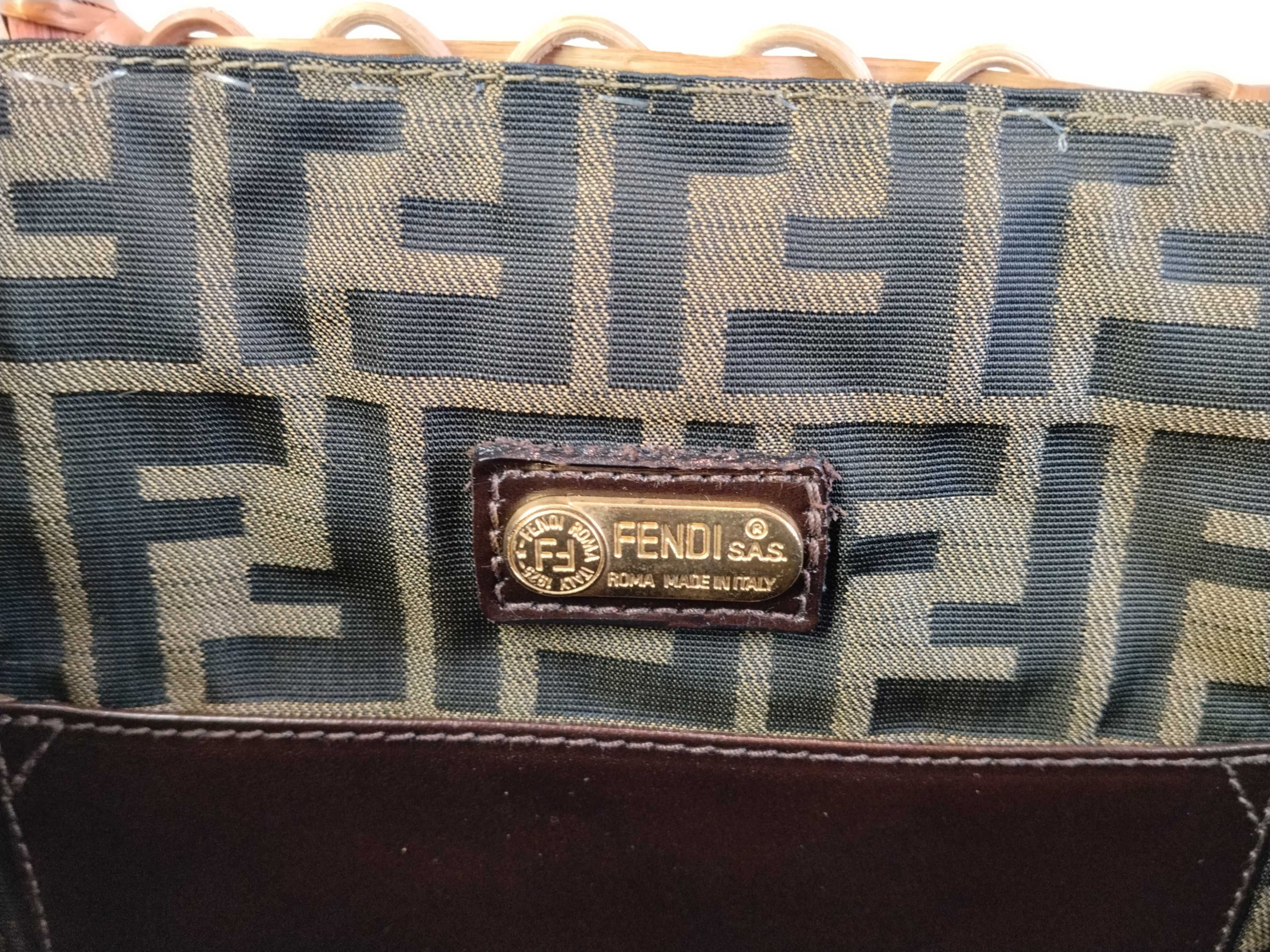 Zucca pattern basket bag, raffia bag. — view 10
