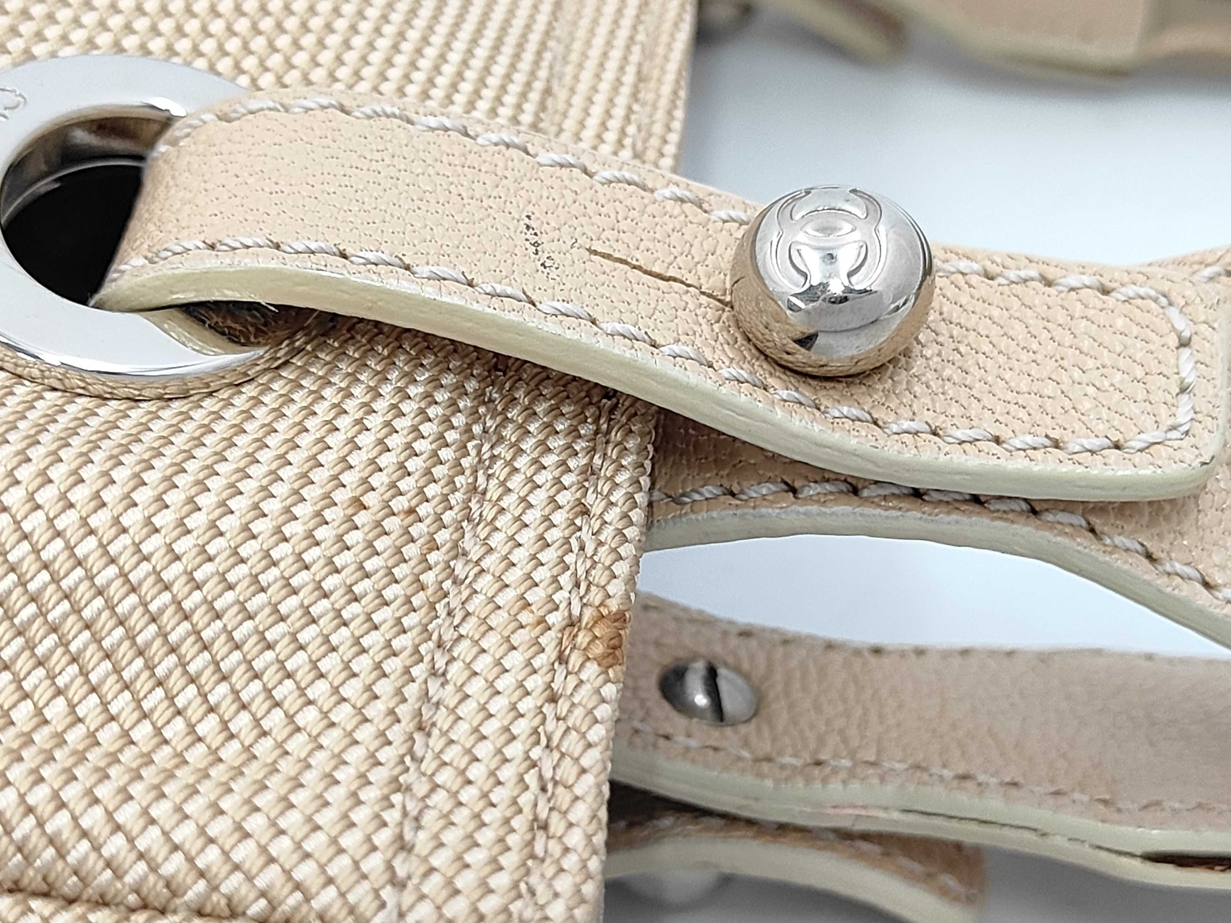 A34208 Paris Biarritz Tote PM, serial number 11, silver hardware tote bag — view 5