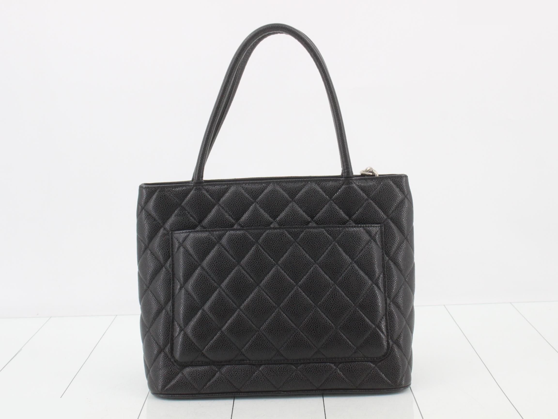 Reissue Tote Bag, Caviar Leather — view 2