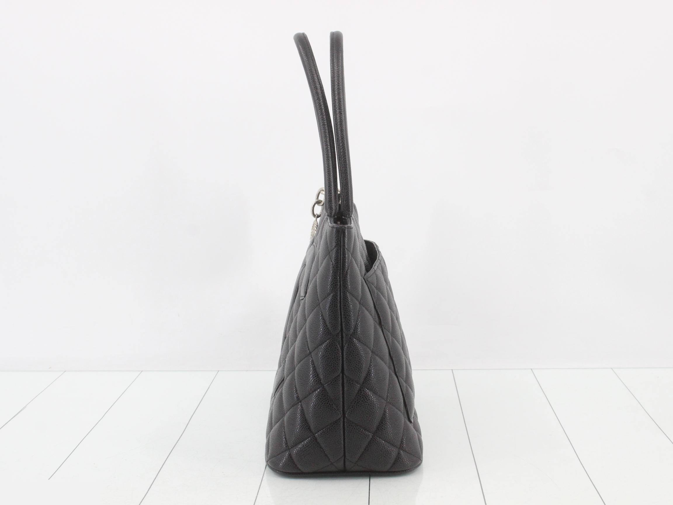 Reissue Tote Bag, Caviar Leather — view 3