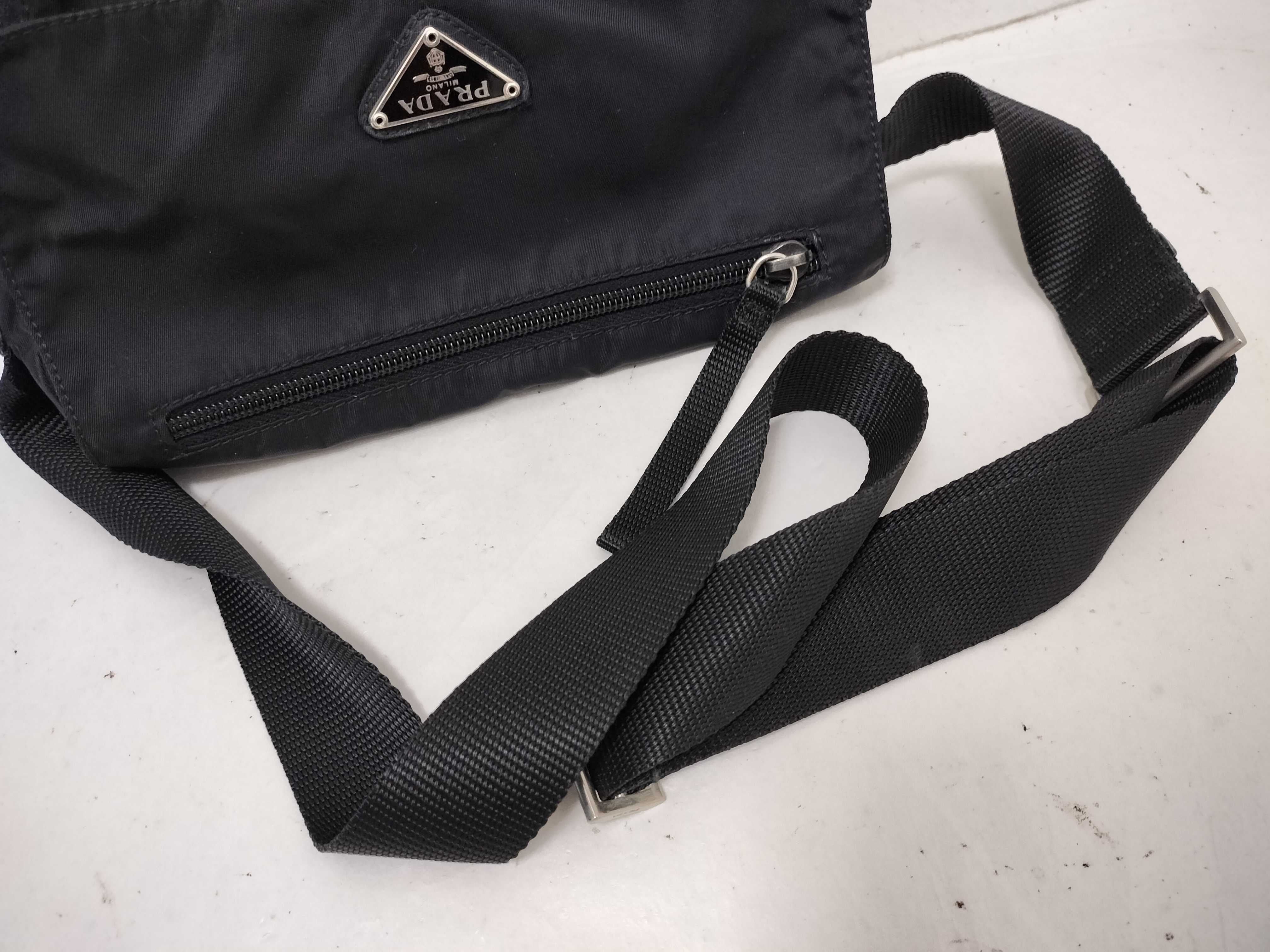 Shoulder Bag Nylon Black Shoulder Bag — view 3