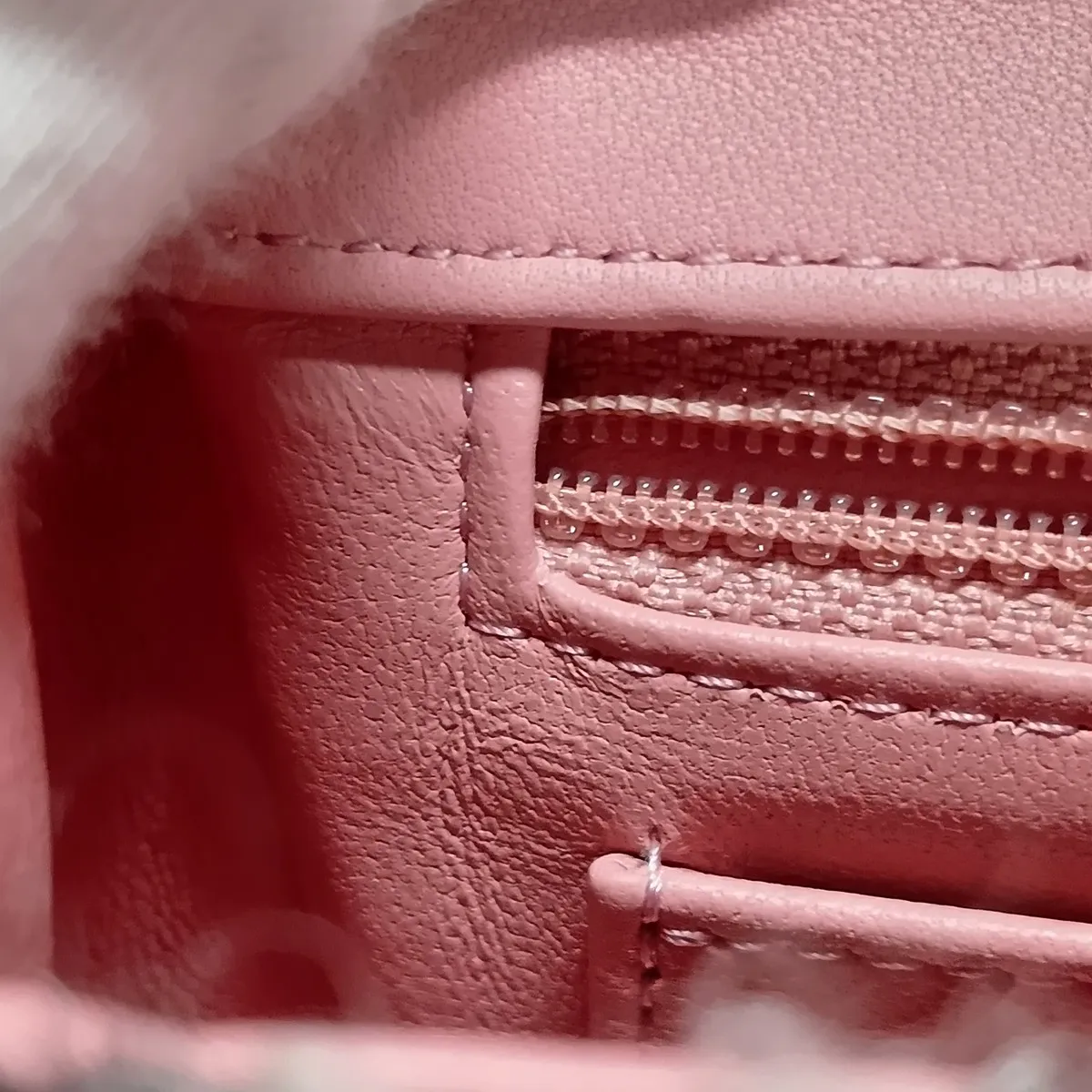 Mini Matelassé 20 Tweed Single Flap Single Chain Bag, Pink with Gold Hardware, P7KHHT91, Random Plate, A69900 — view 11