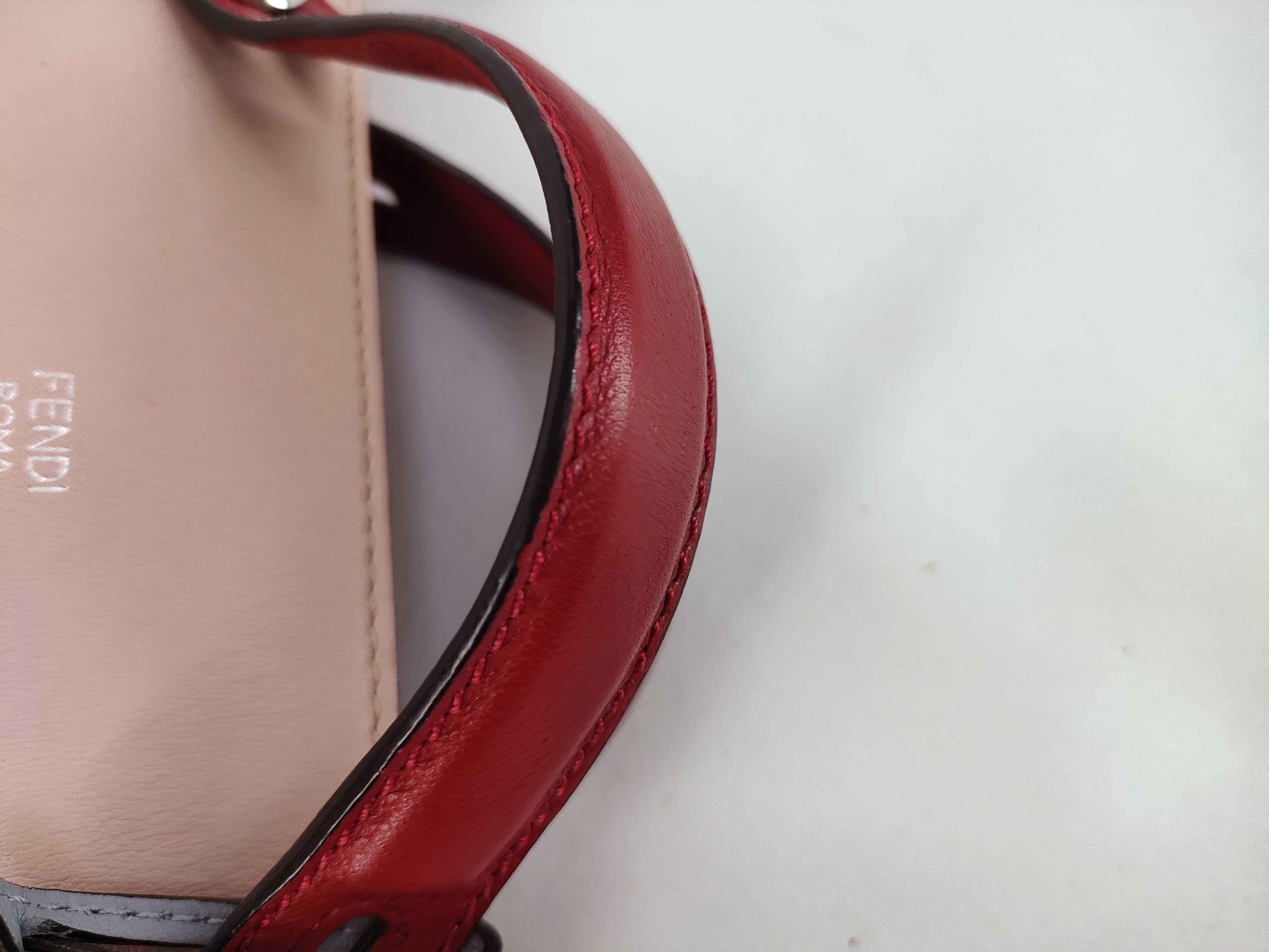 bag, Fendi By The Way, pink, red, and light blue handbag — view 4