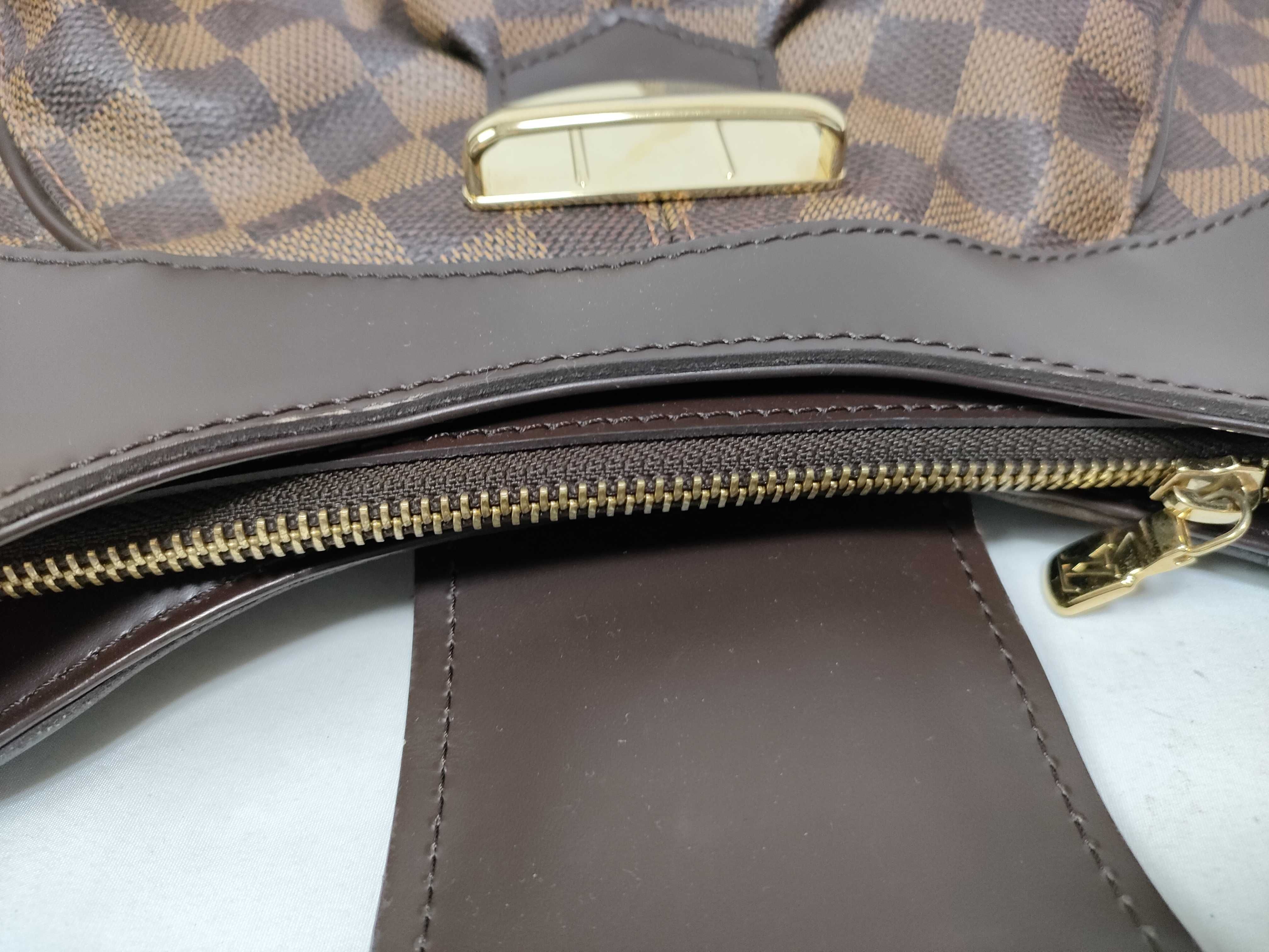 Damier VN - Damier Sistina MM N41541 Brown Handbag — view 13