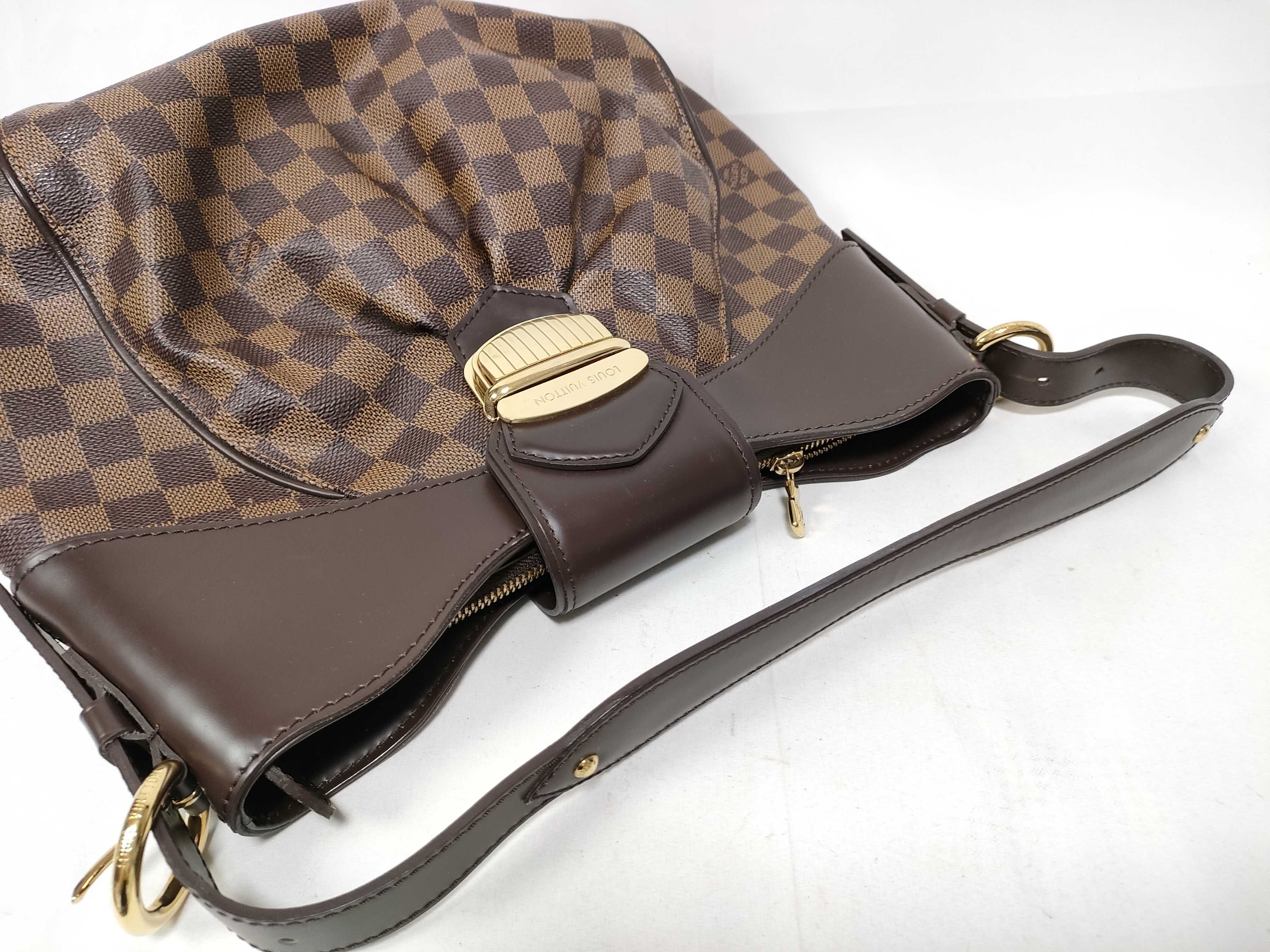Damier VN - Damier Sistina MM N41541 Brown Handbag — view 9