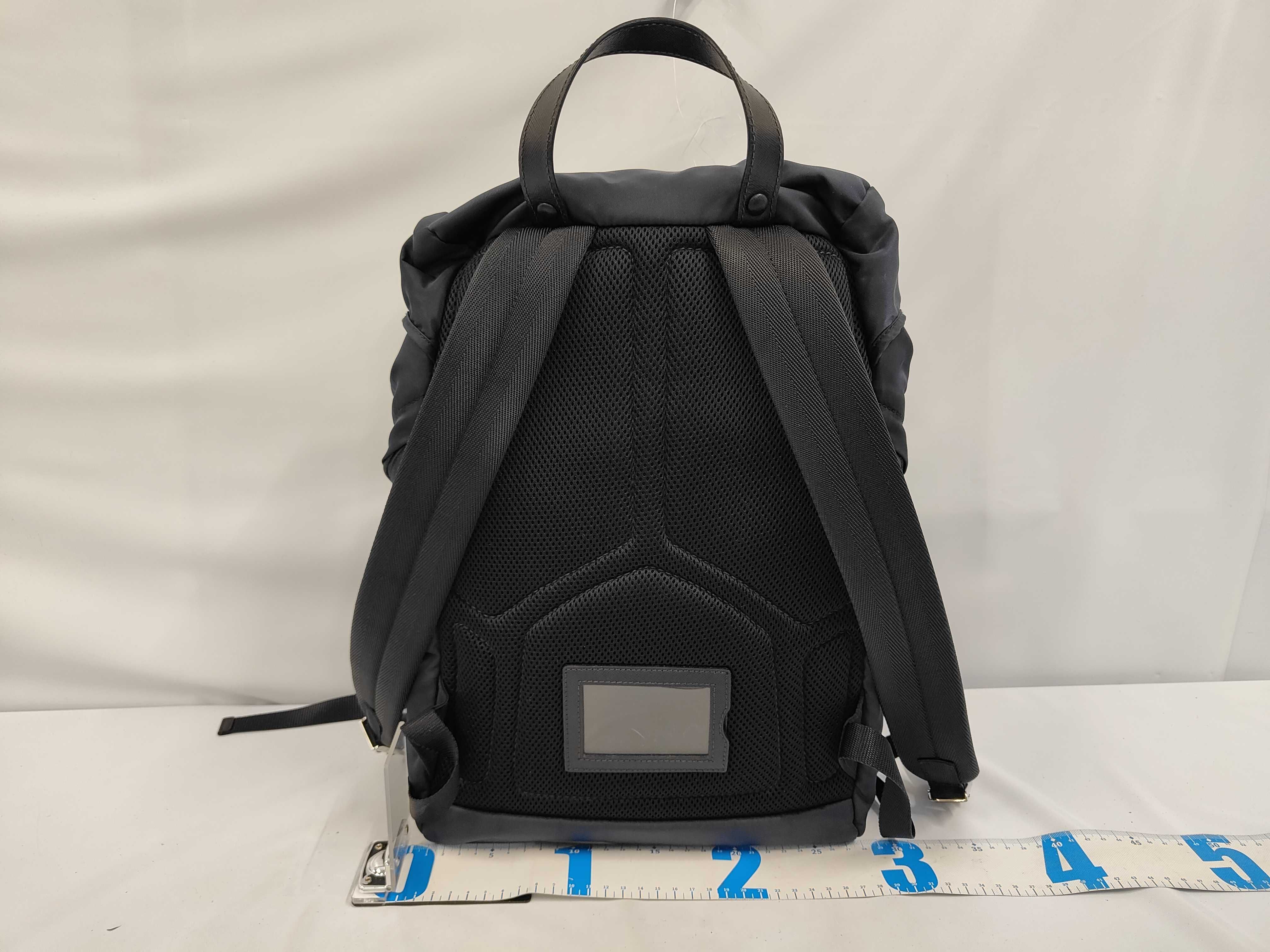 2VZ135 Nylon Backpack, Navy — view 2