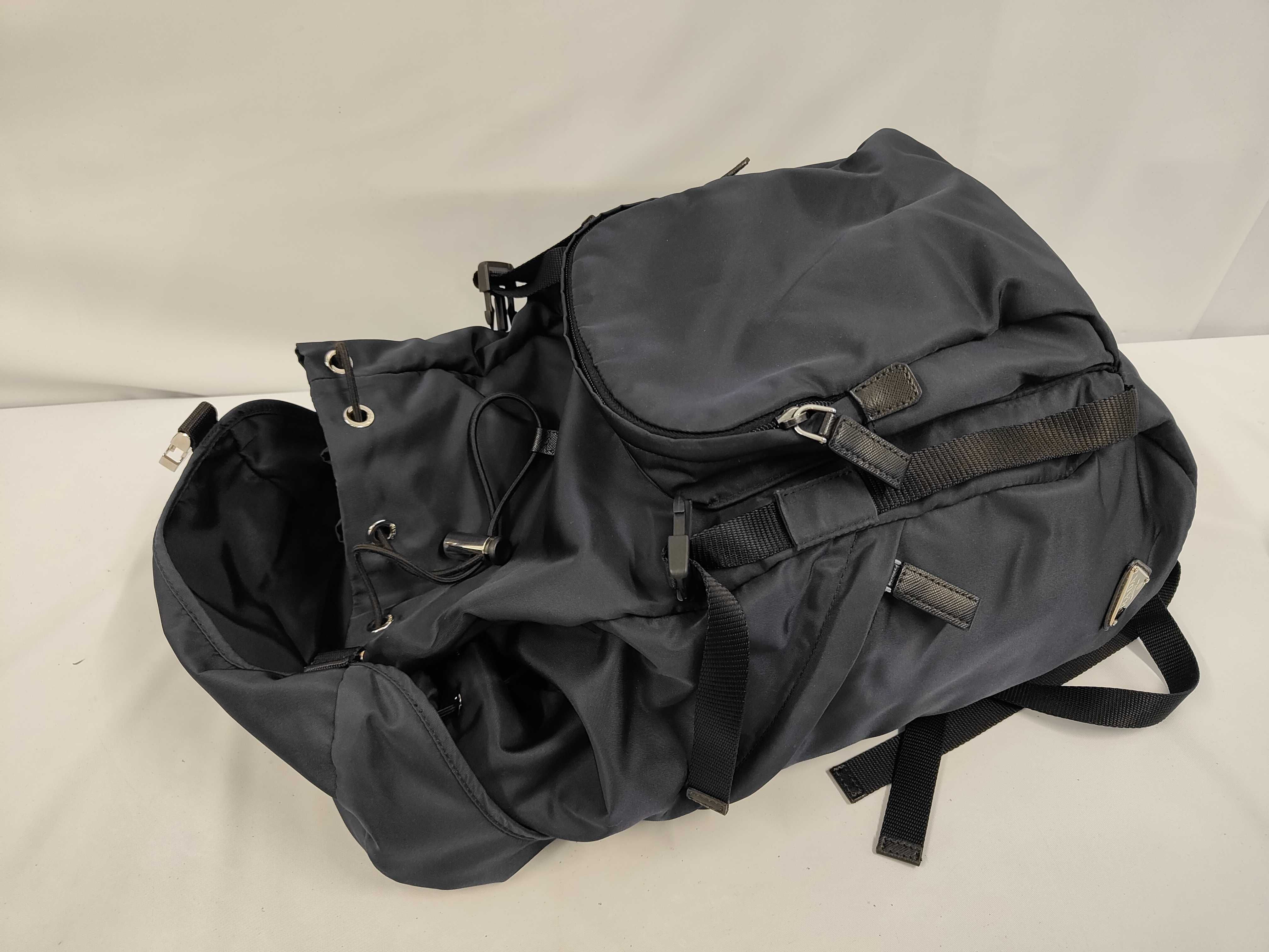 2VZ135 Nylon Backpack, Navy — view 7