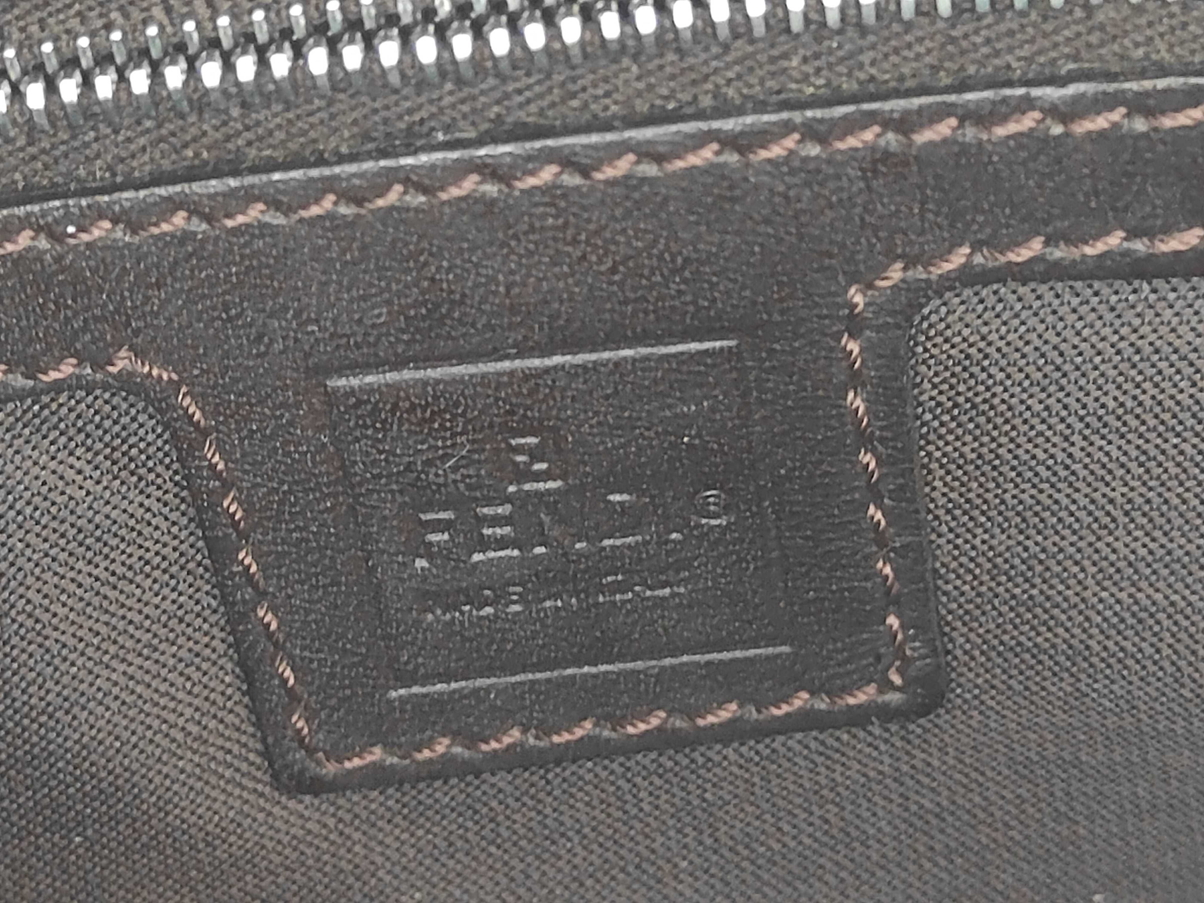 Zucca pattern Fendi Zucca 26426 Canvas x Leather Shoulder Bag Brown Shoulder Bag — view 11