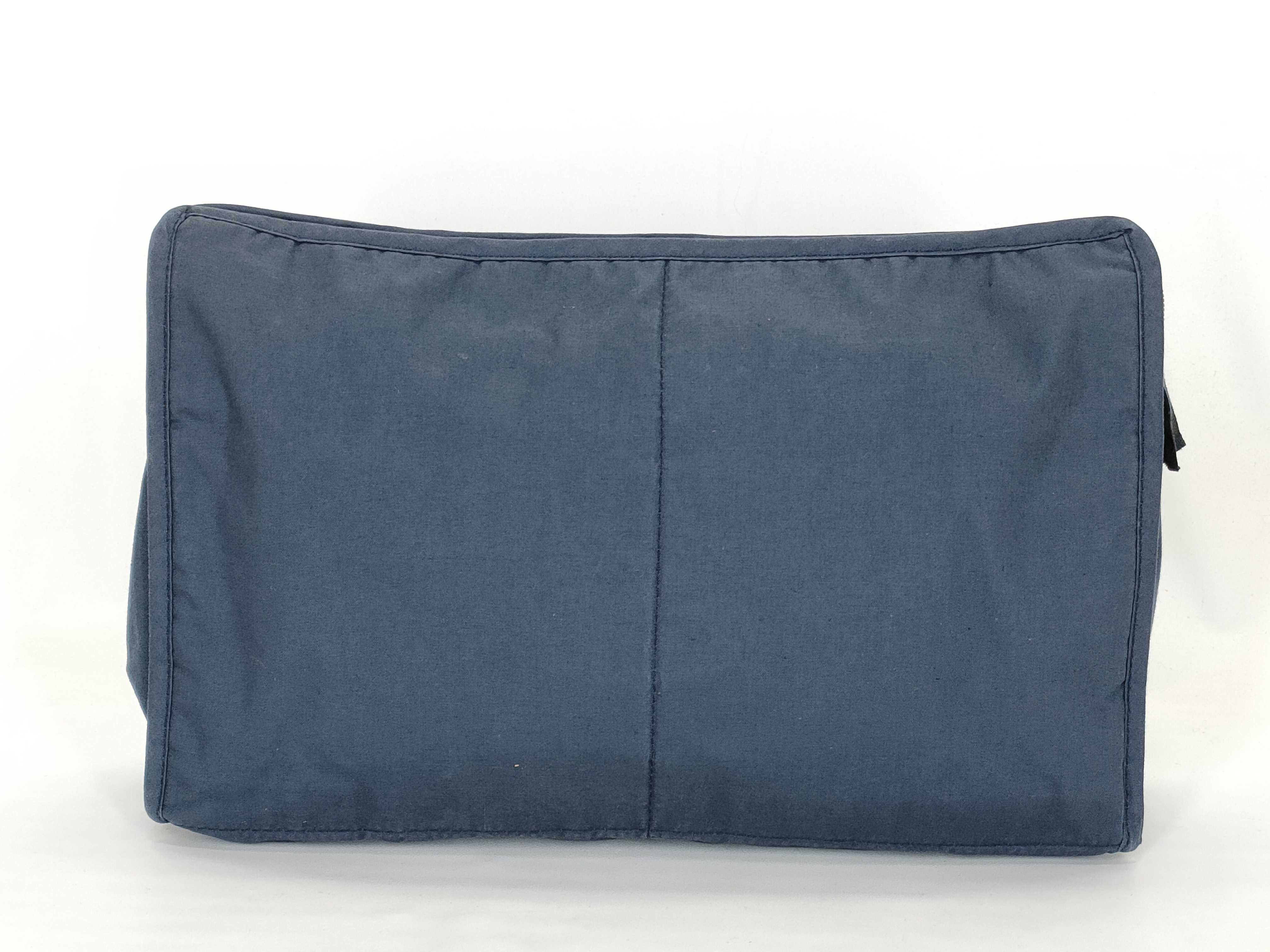 cotton pouch, navy.