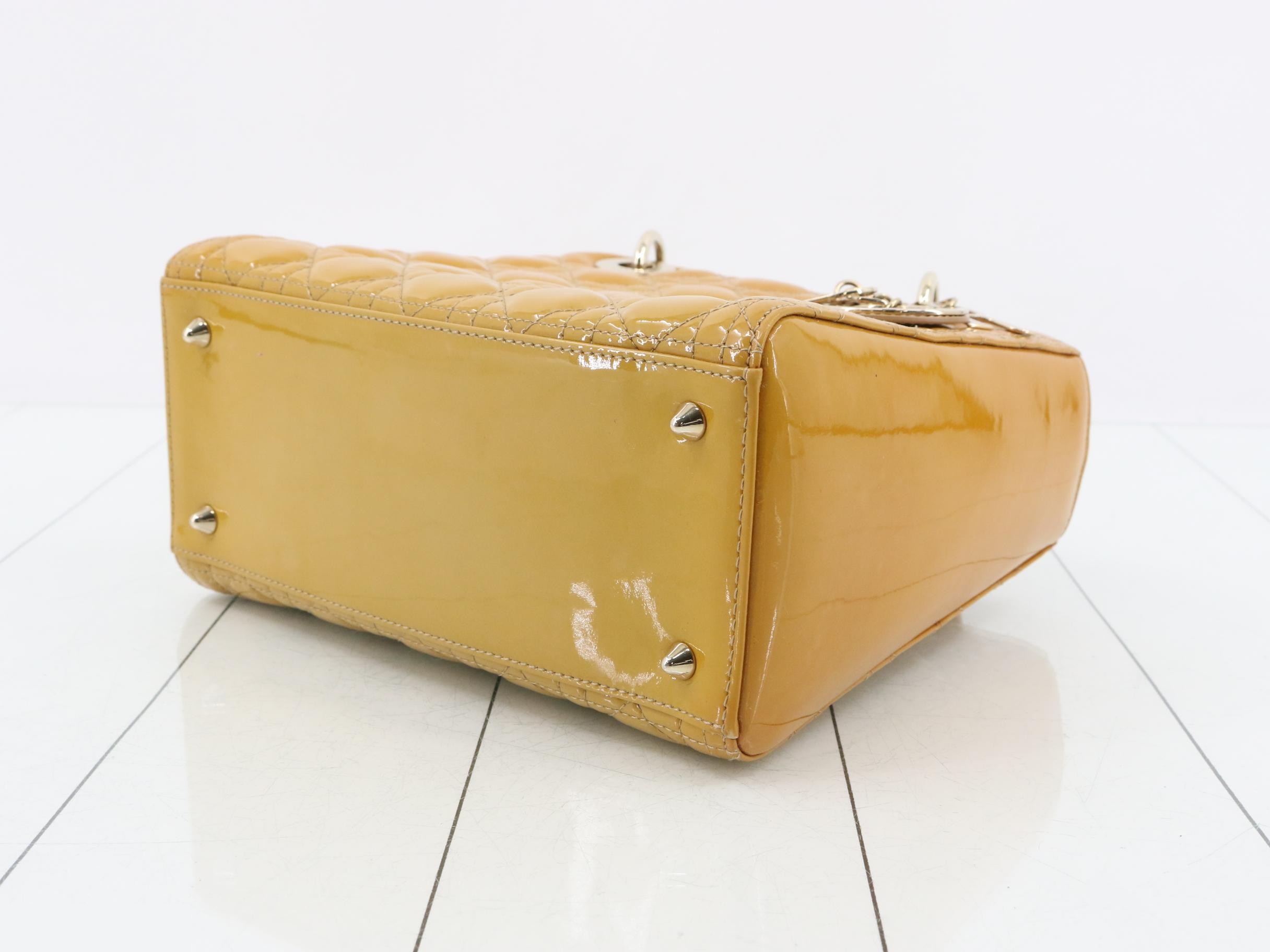 Lady Dior Enamel 2-Way Handbag — view 6
