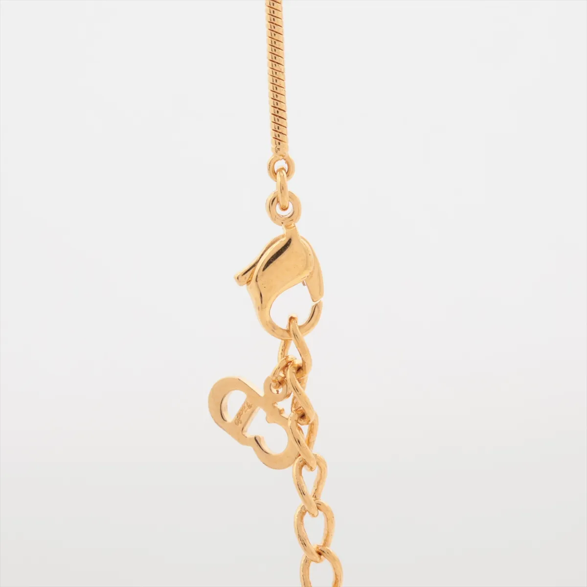 CD logo necklace, GP gold, — view 3