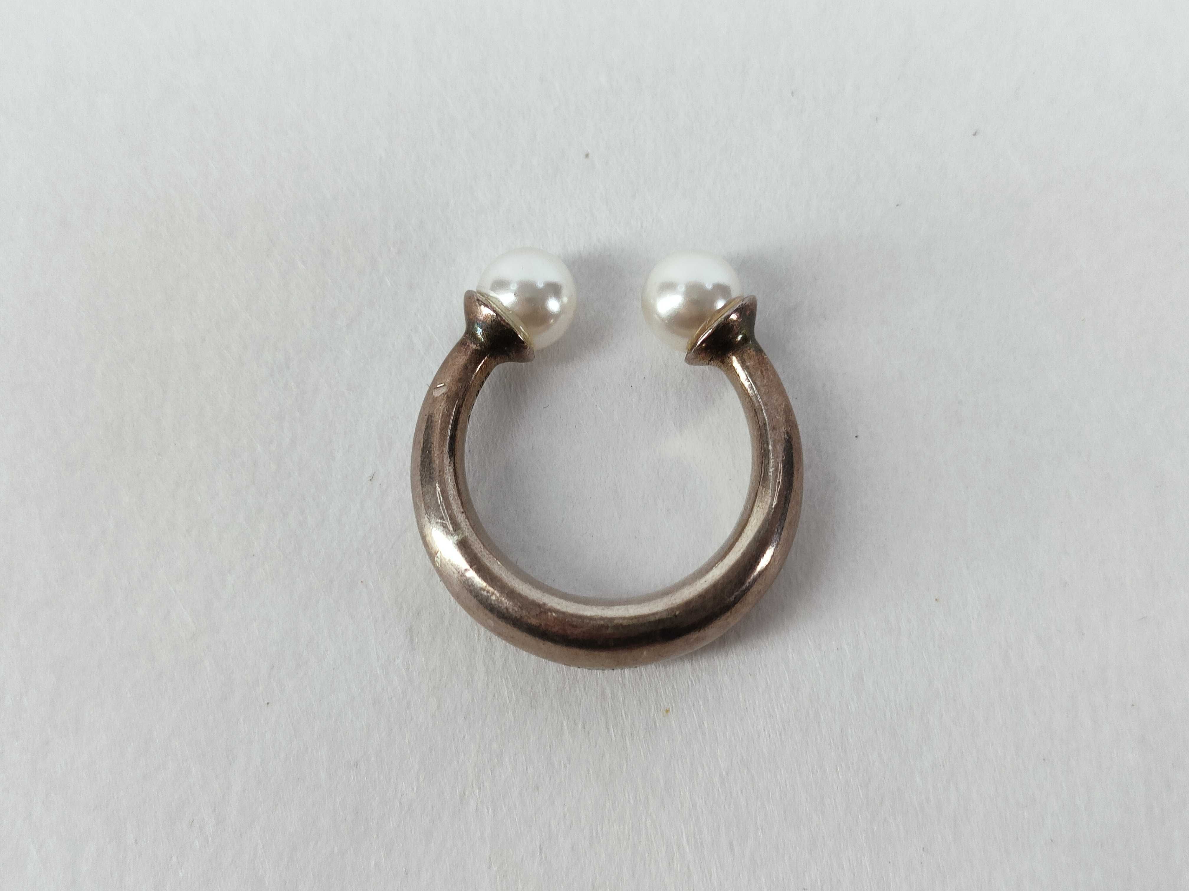 Tribal Pearl Ring, Size M — view 4