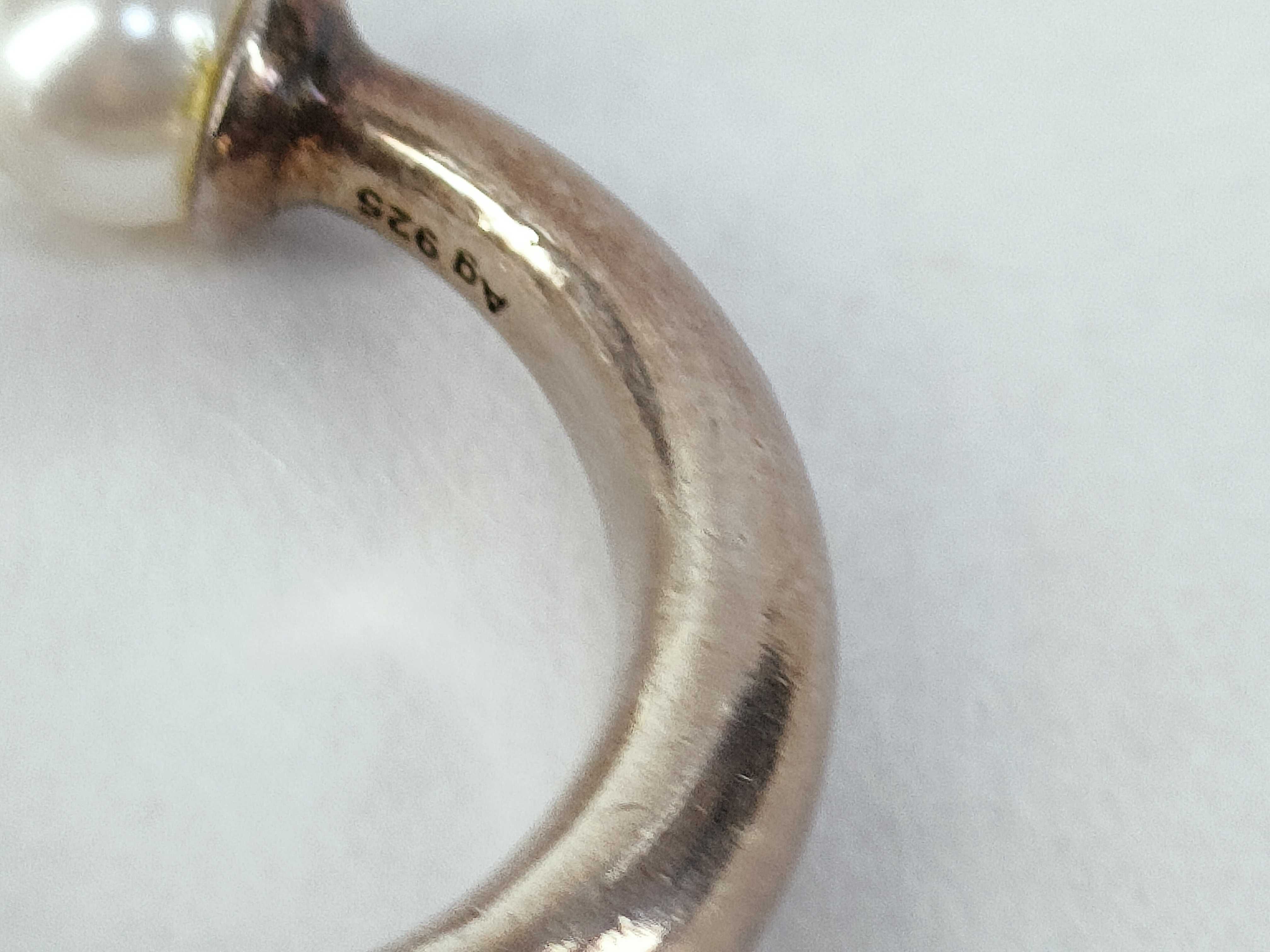Tribal Pearl Ring, Size M — view 8