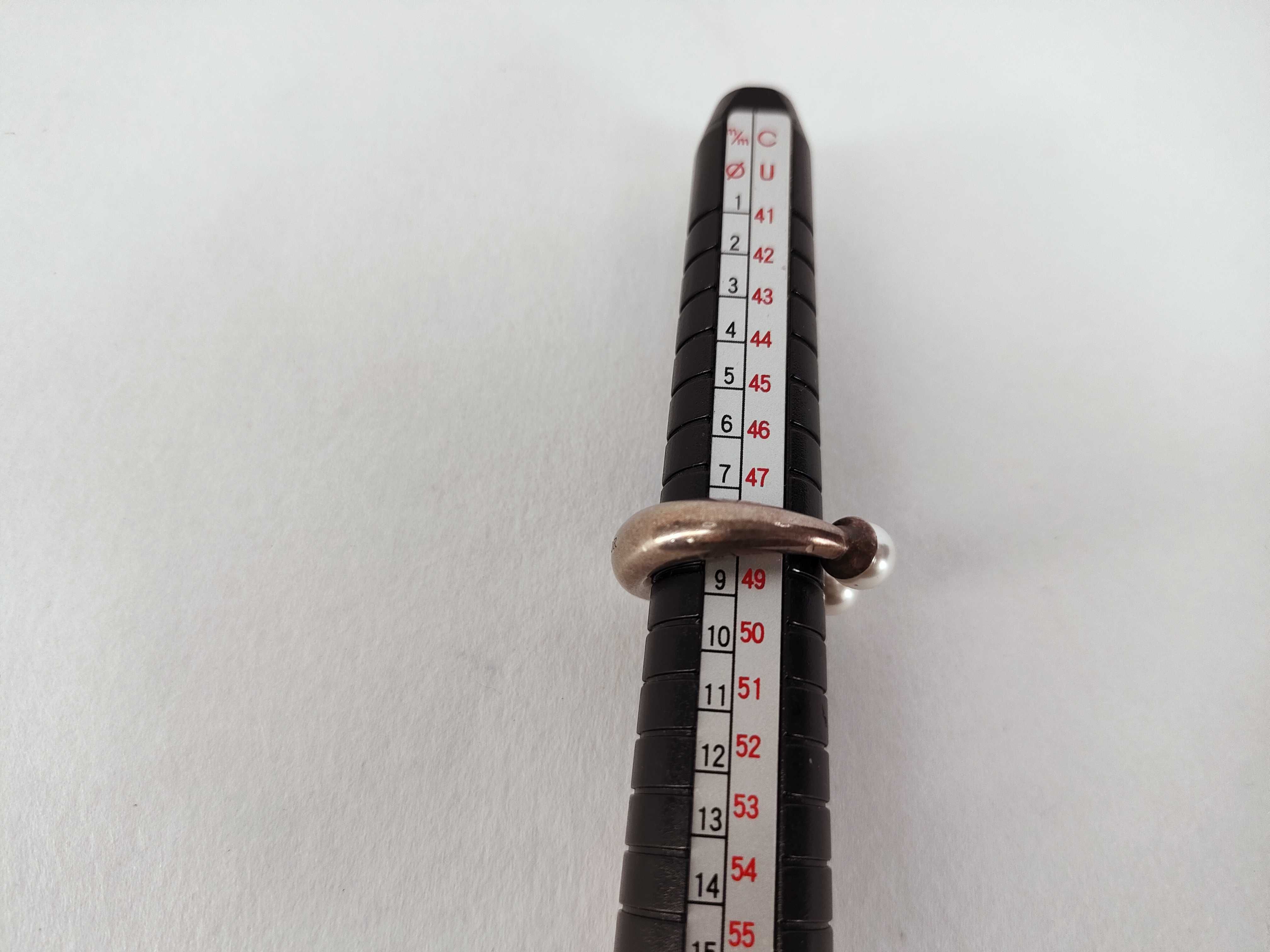 Tribal Pearl Ring, Size M — view 10