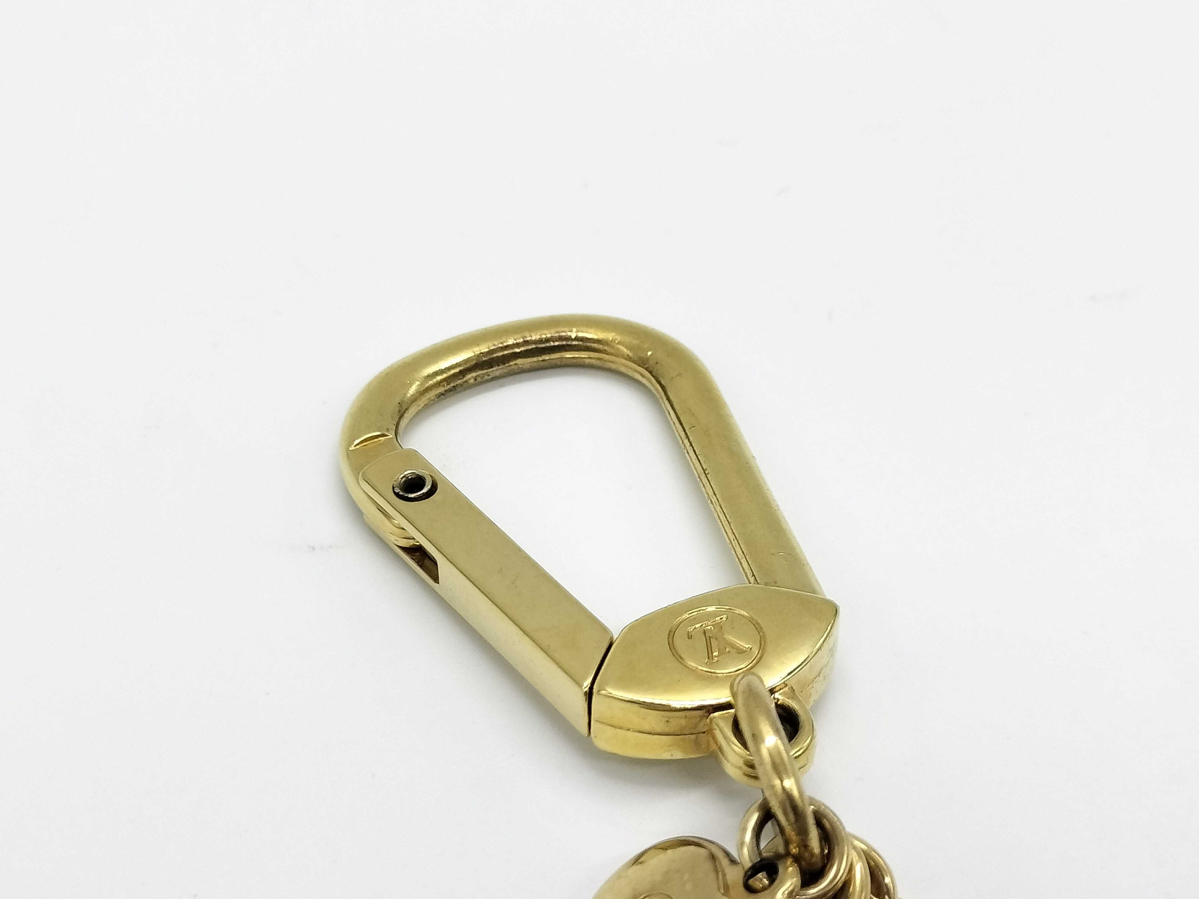 Portefeuille Coeur Rayures Charm Key Case — view 4