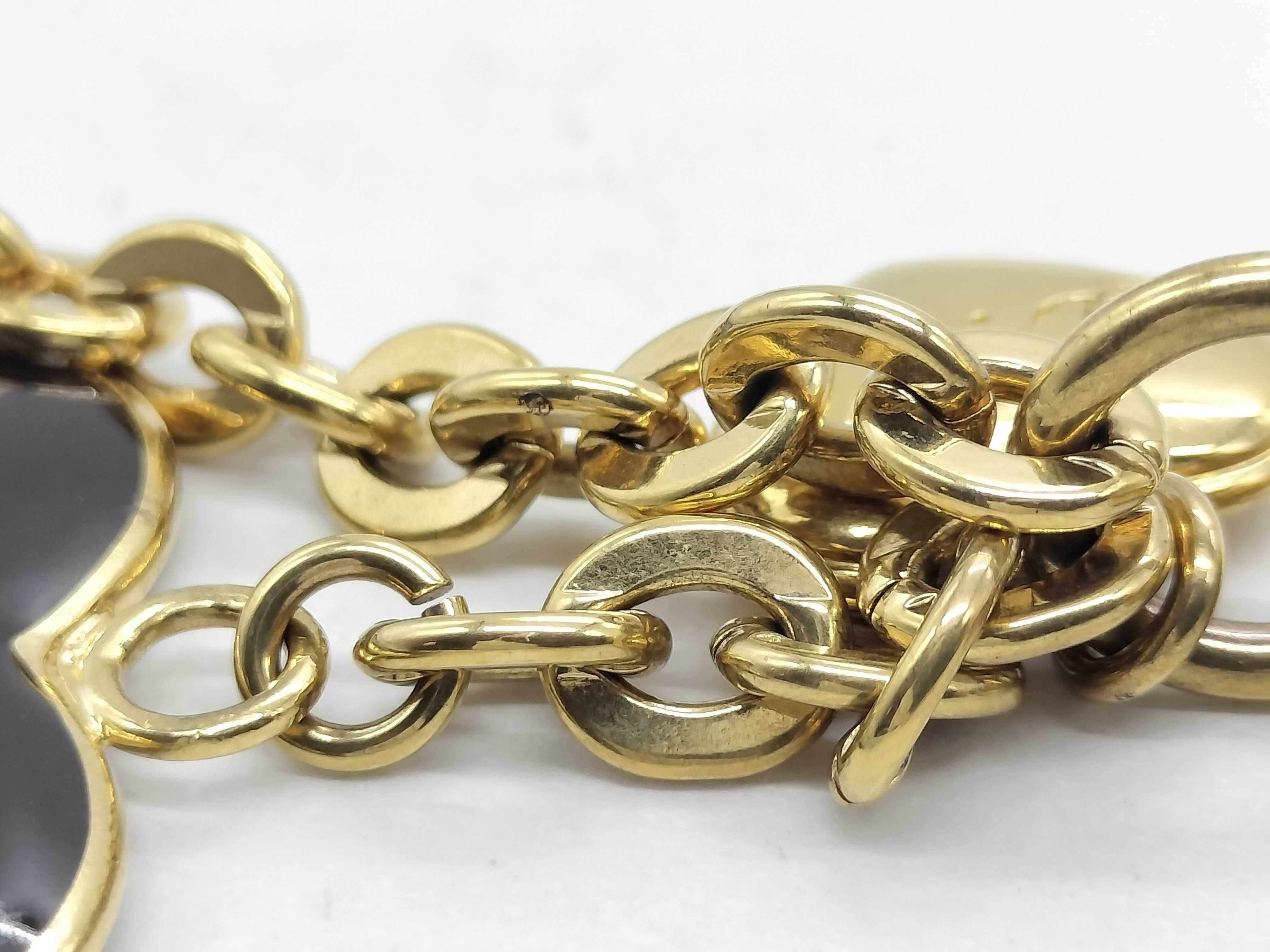Portefeuille Coeur Rayures Charm Key Case — view 7