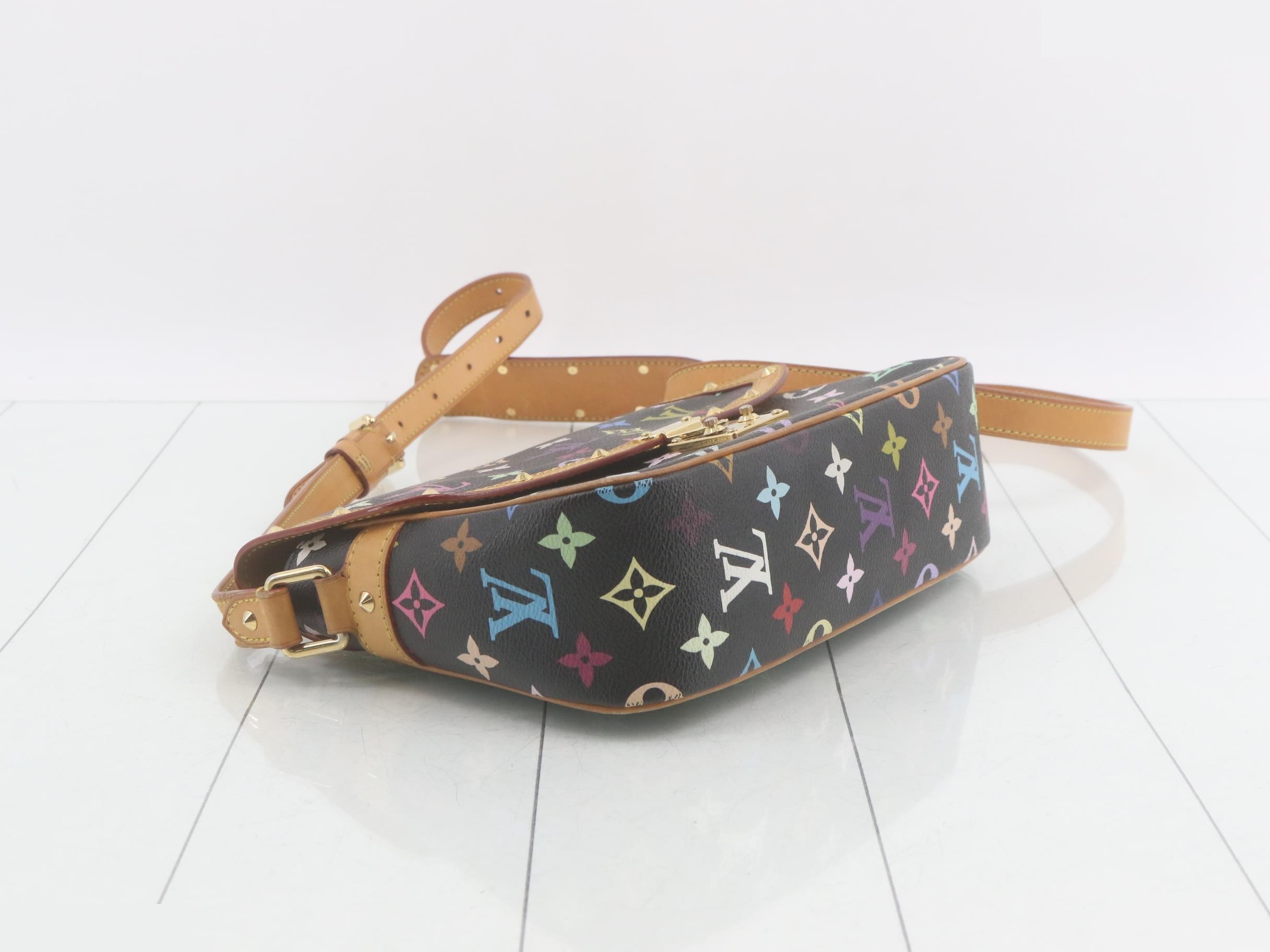 Sologne Multicolor Monogram Shoulder Bag — view 5