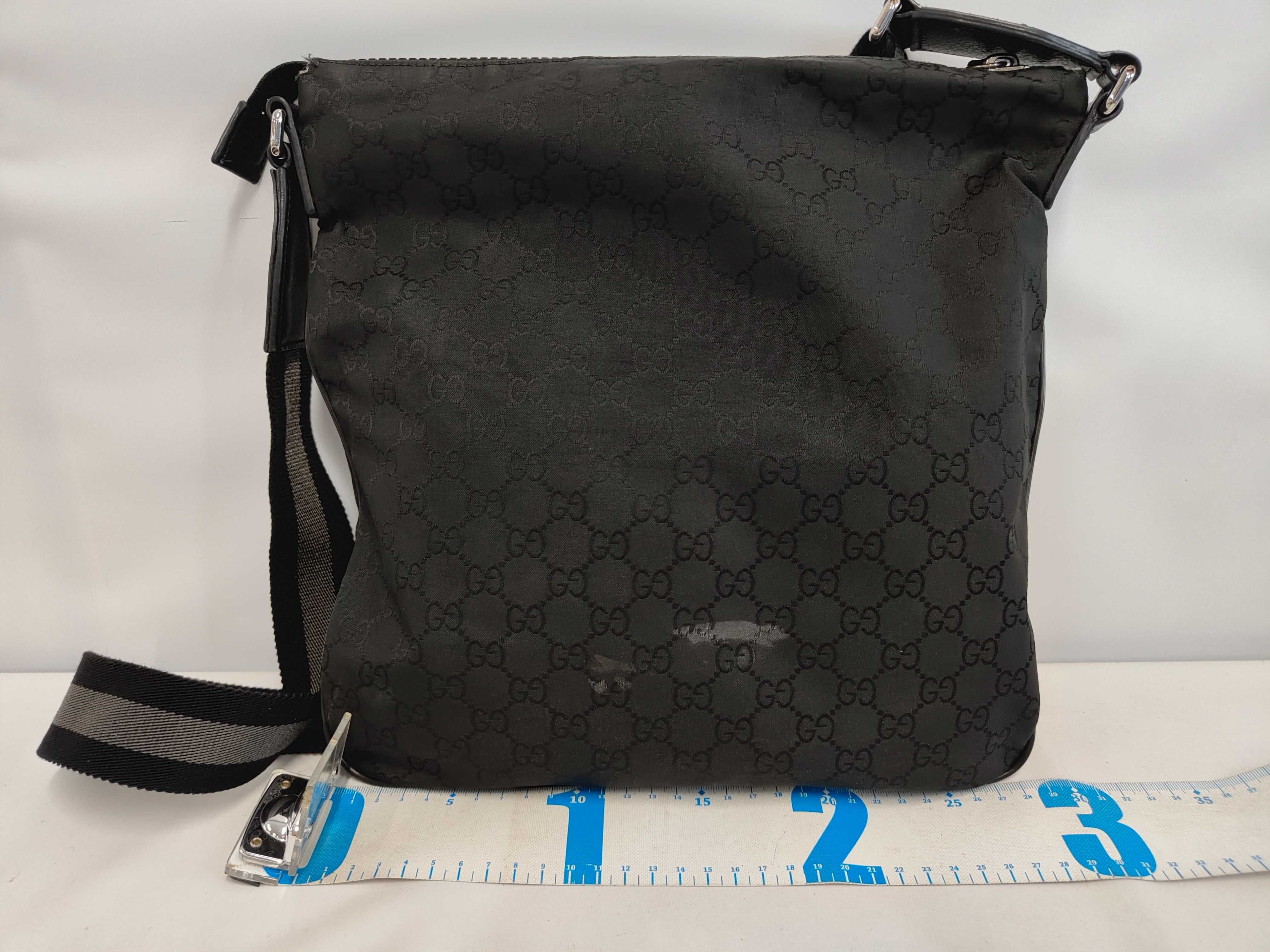 GG Monogram Nylon Shoulder Bag — view 2