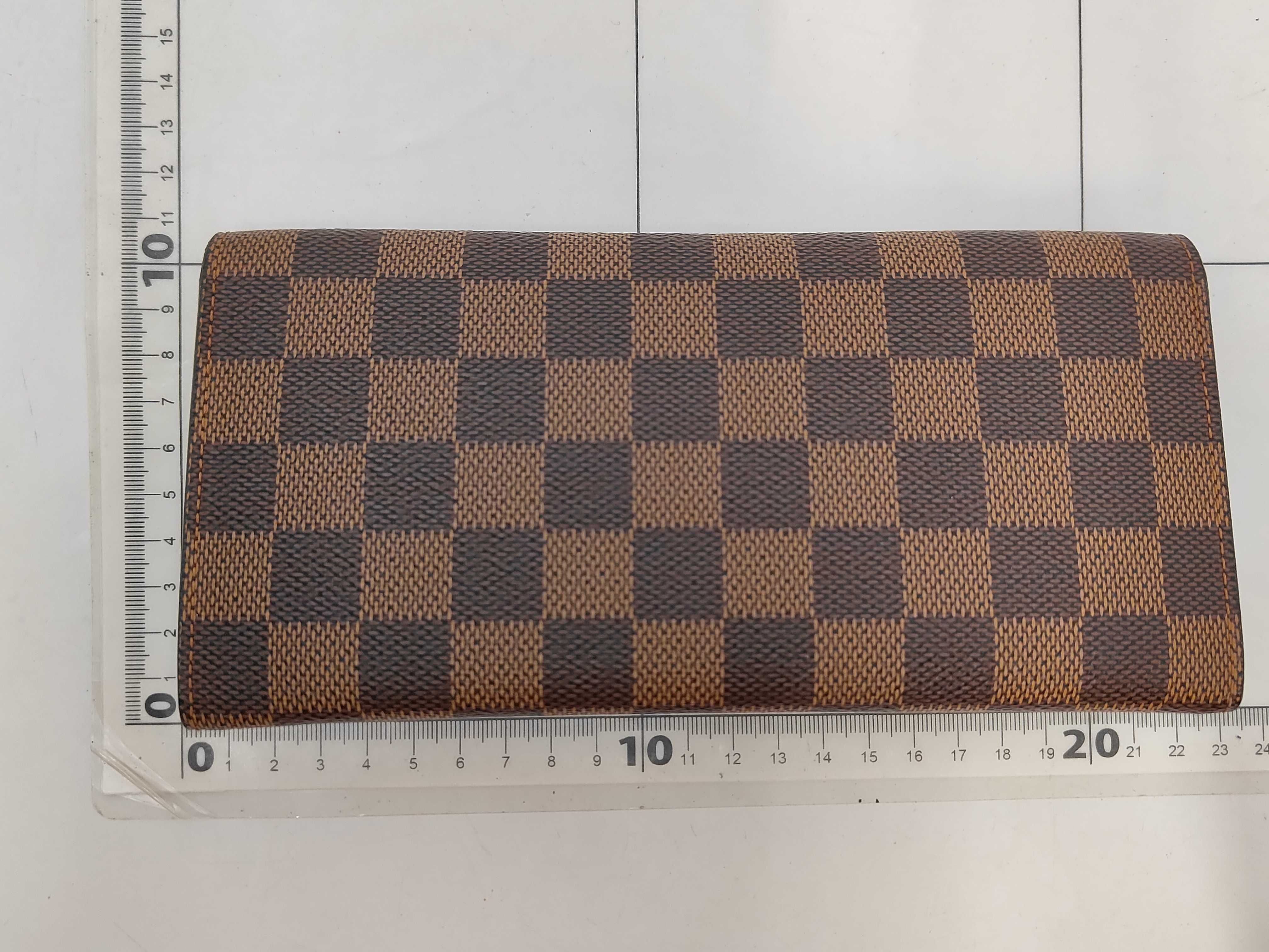 Damier Portefeuille Long Modulable N63093 (Serial Number Unknown) Brown Long Wallet — view 2