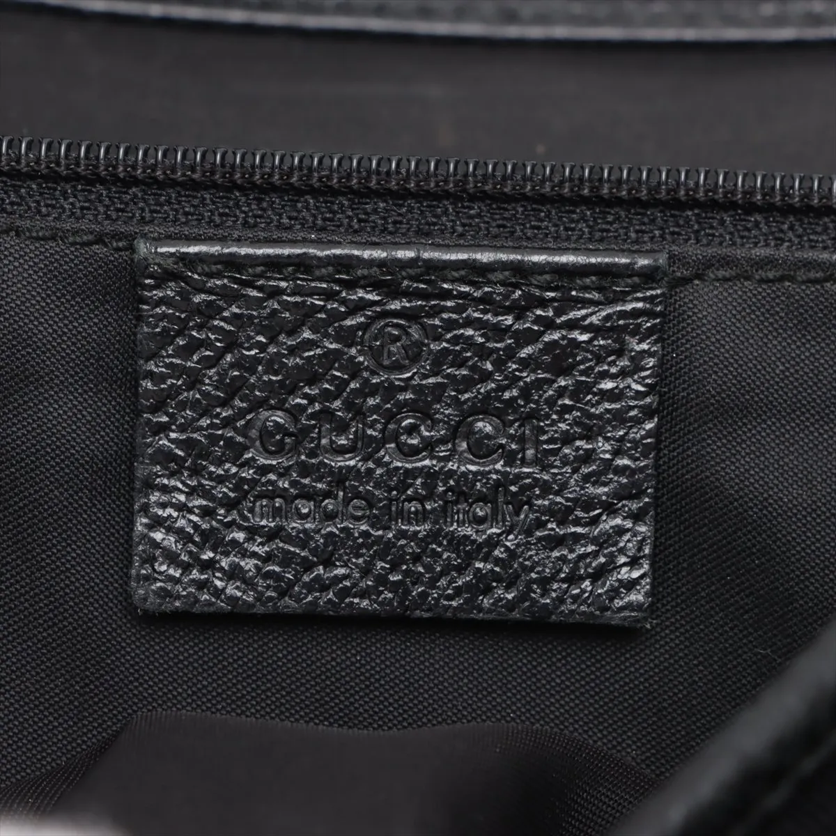 Jackie Canvas x Leather Shoulder Bag Black 001 3824 — view 9