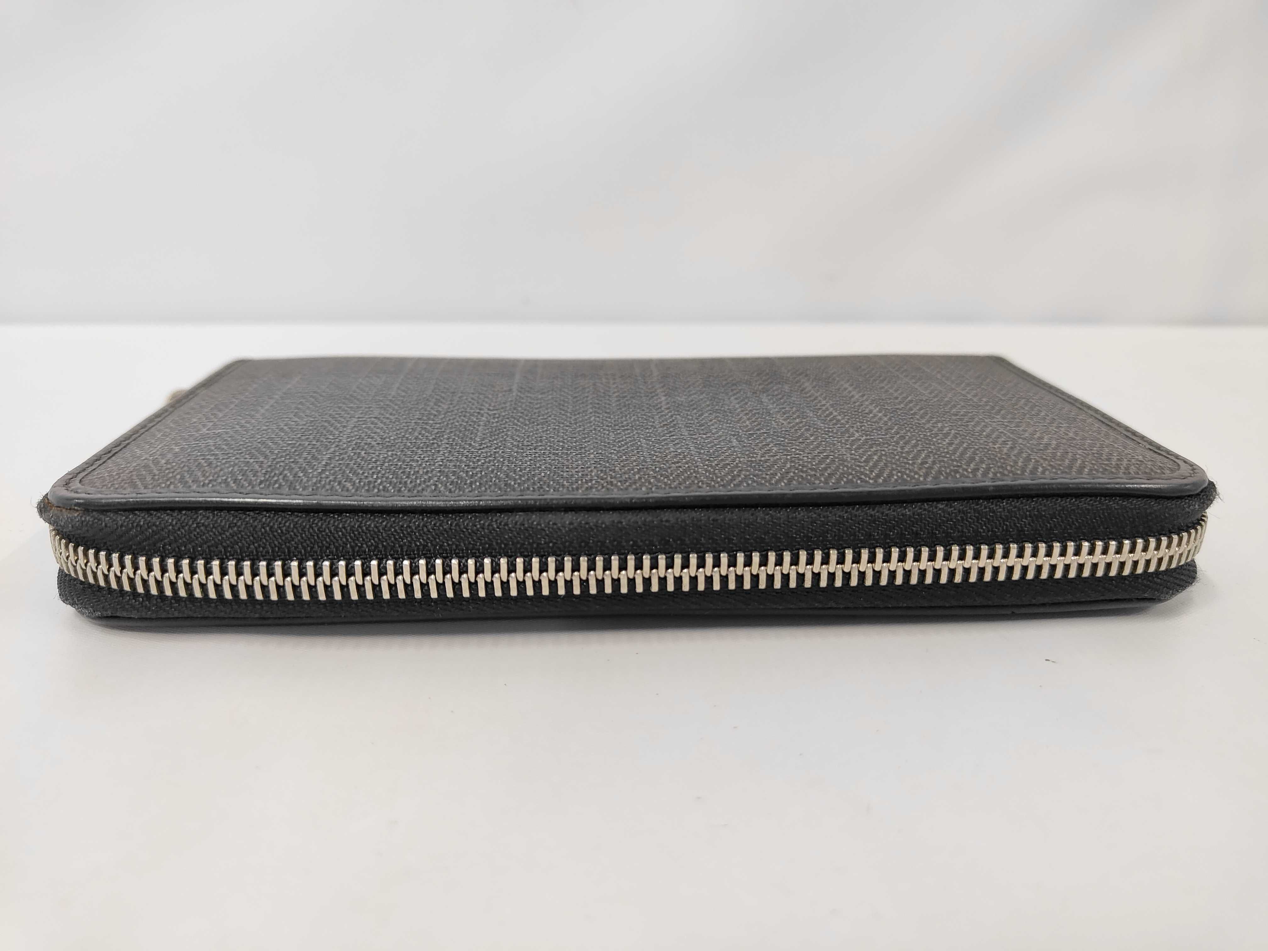 Bulgari Long Wallet, Round Leather, Black Wallet — view 6