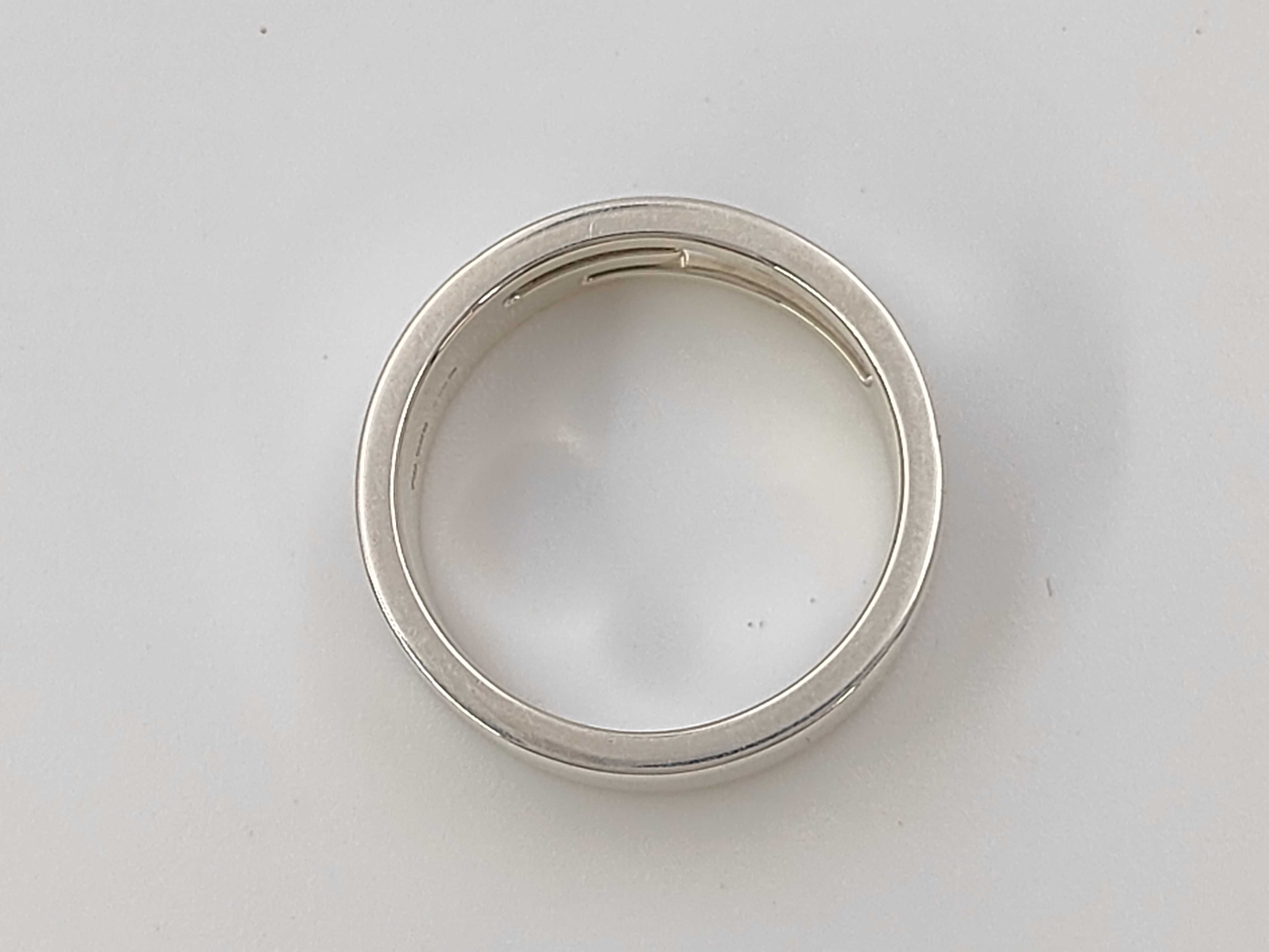 Branded G Cutout Ring, SV925, Size 17, Silver Ring — view 7