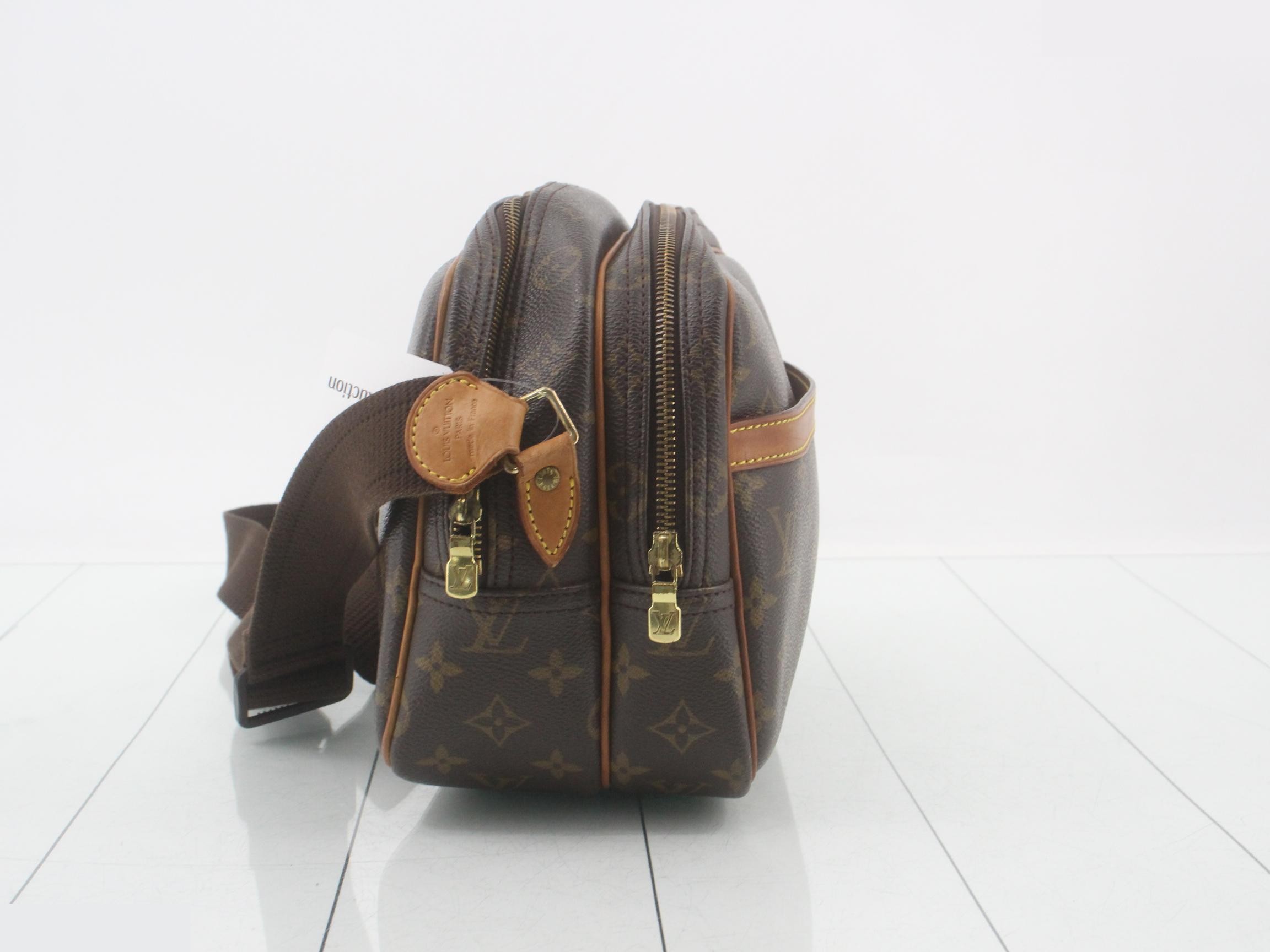 M45254 Reporter PM Shoulder Bag, Monogram, Brown — view 4