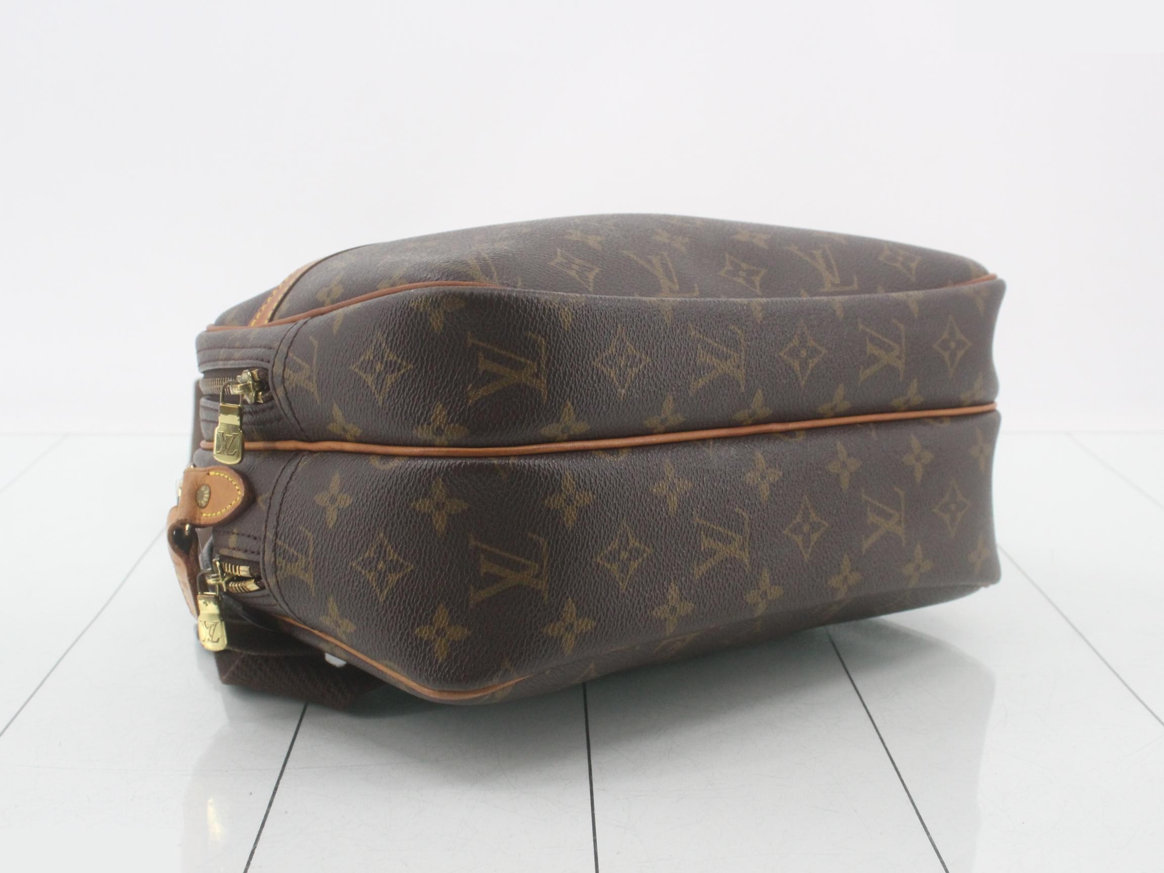 M45254 Reporter PM Shoulder Bag, Monogram, Brown — view 5