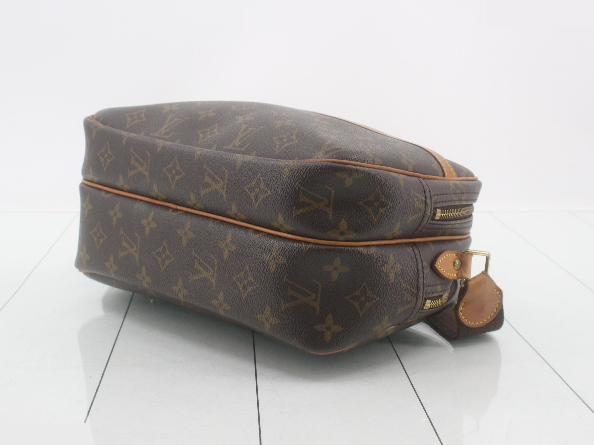 M45254 Reporter PM Shoulder Bag, Monogram, Brown — view 6