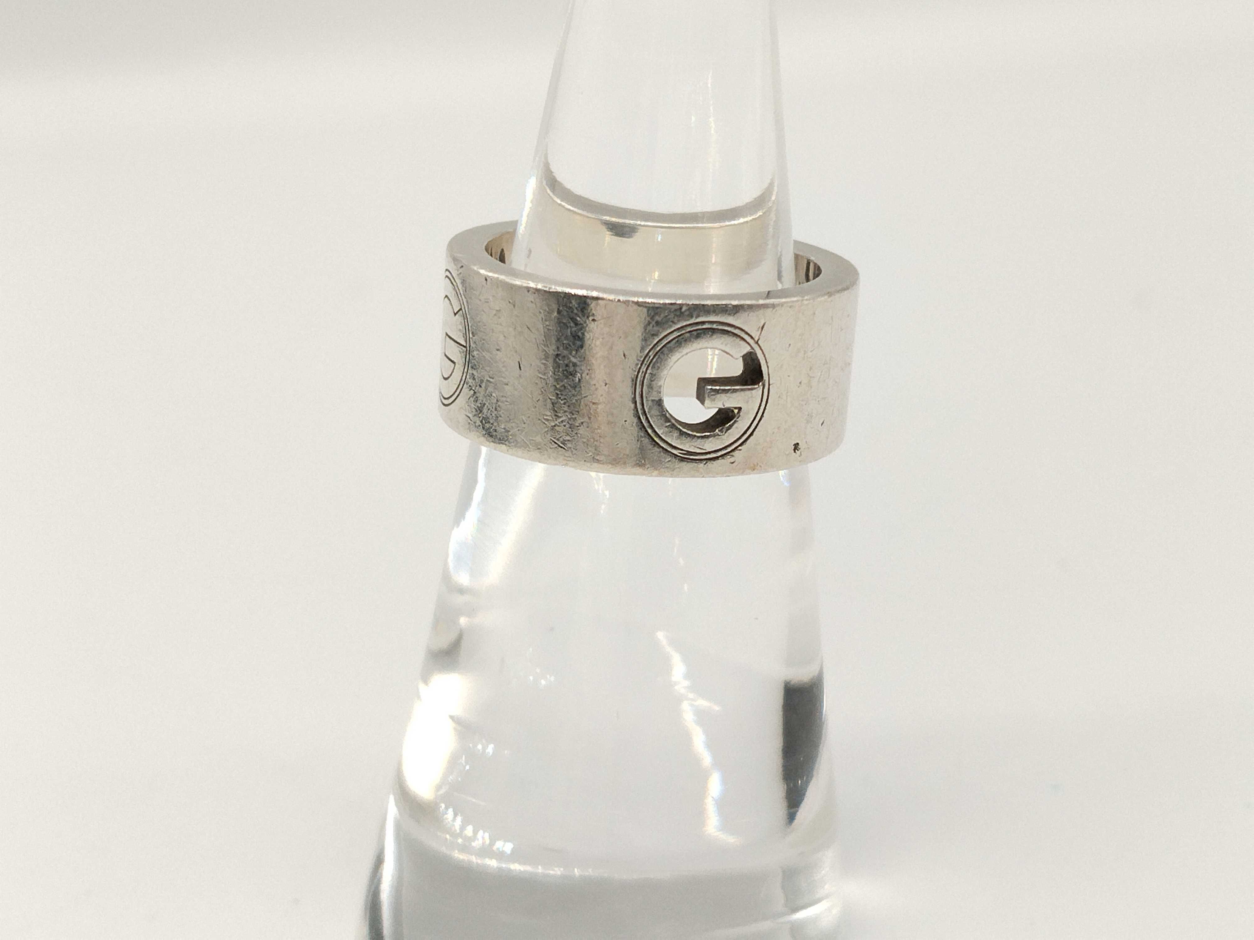 G-logo ring, 925 sterling silver, 7.9g. — view 2