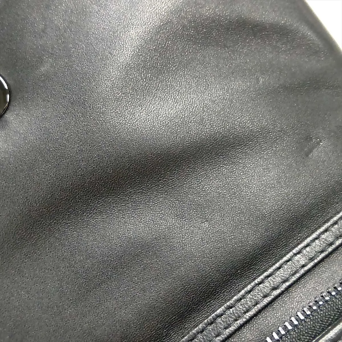 Cannage Caro Leather Chain Wallet, Black — view 10
