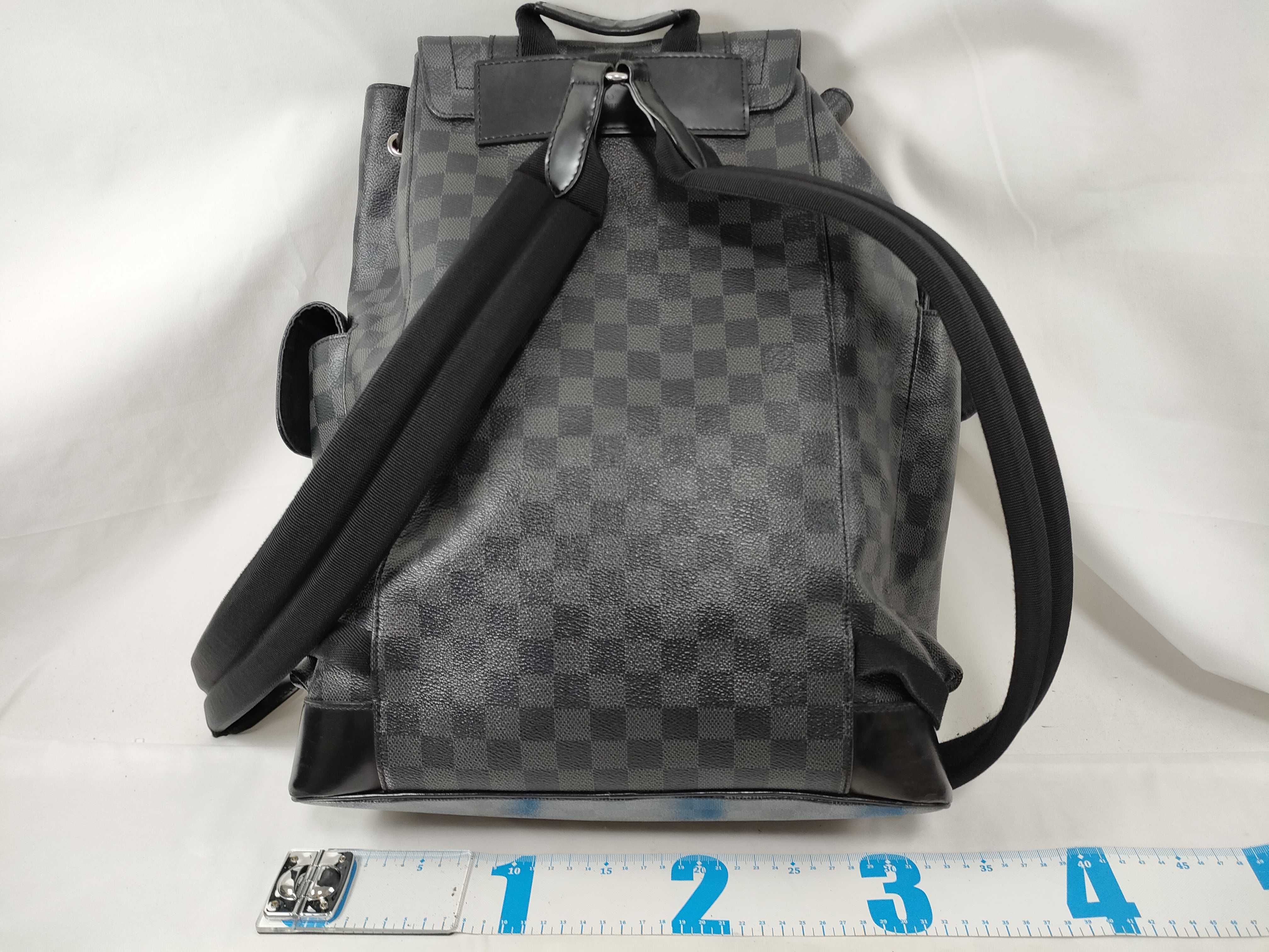 Damier Graphite Christopher Backpack — view 2